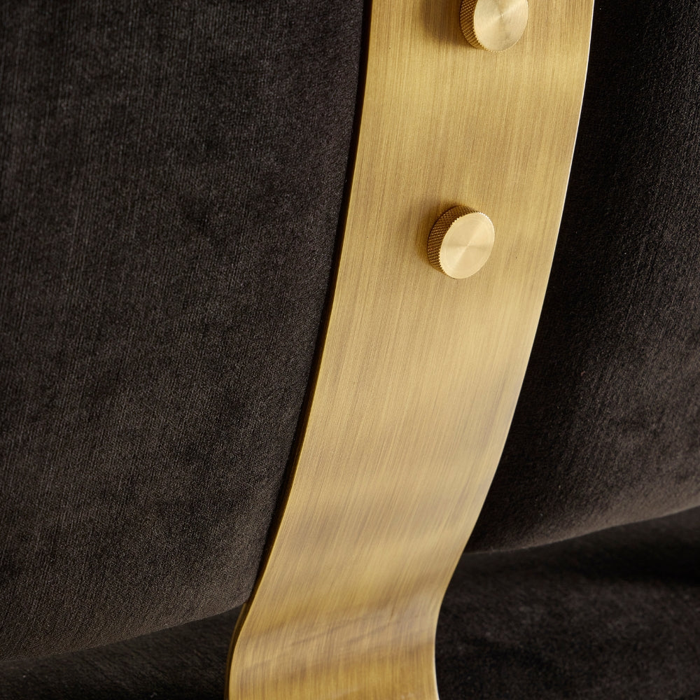 Ostrich Fluff Lounge Chair - Black