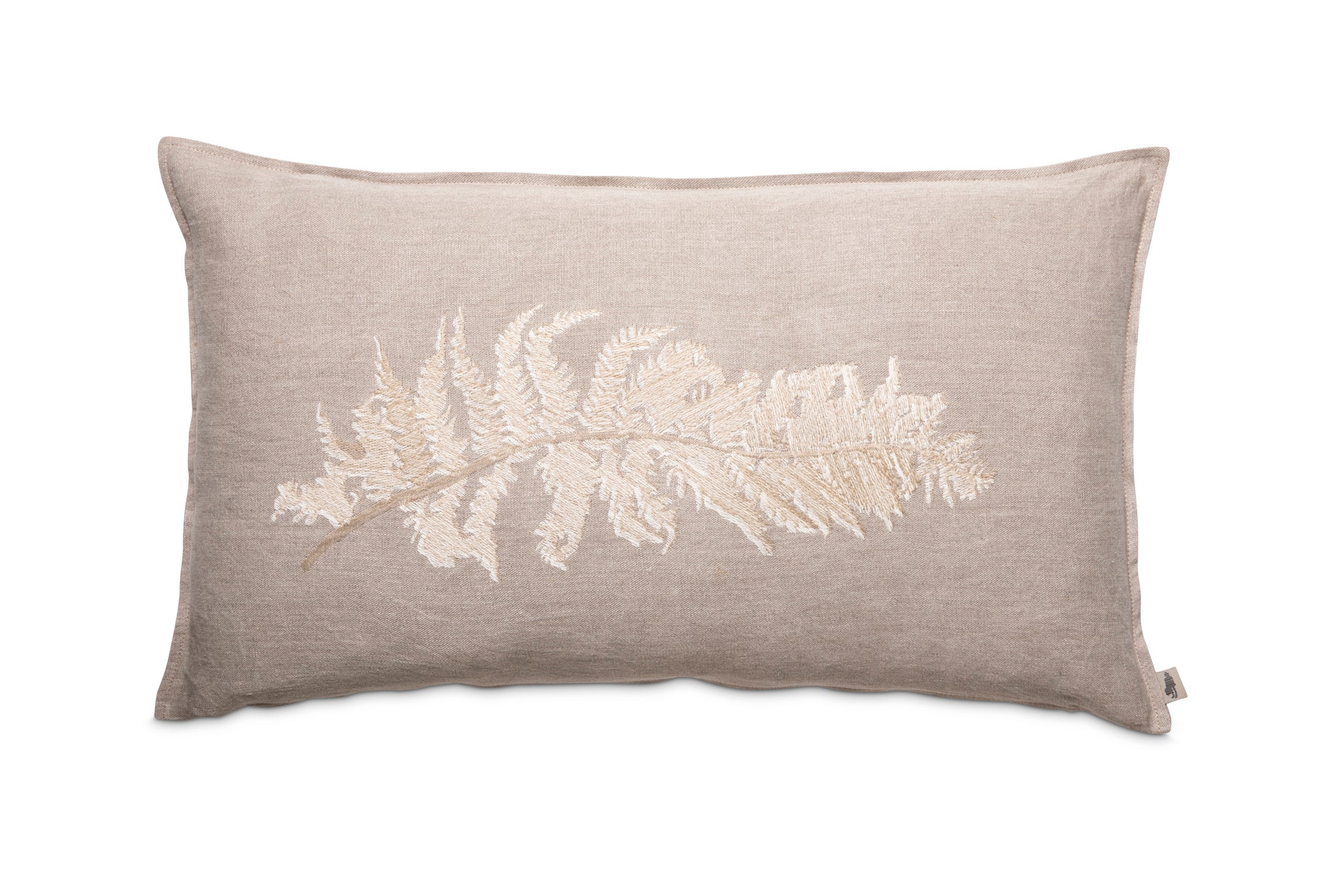 Fern 3 Embroidered Pillow