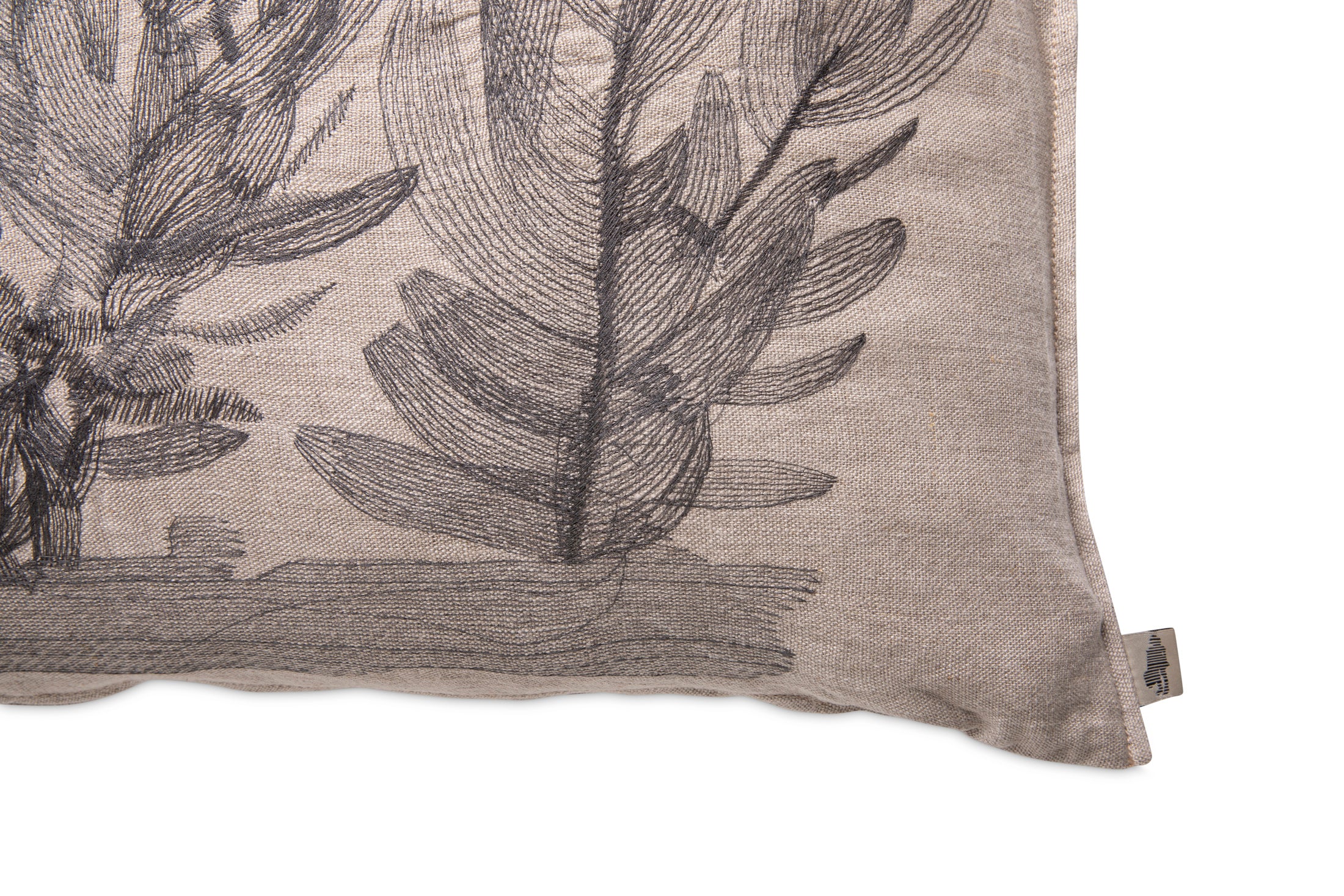 Protea Bos Embroidered Pillow