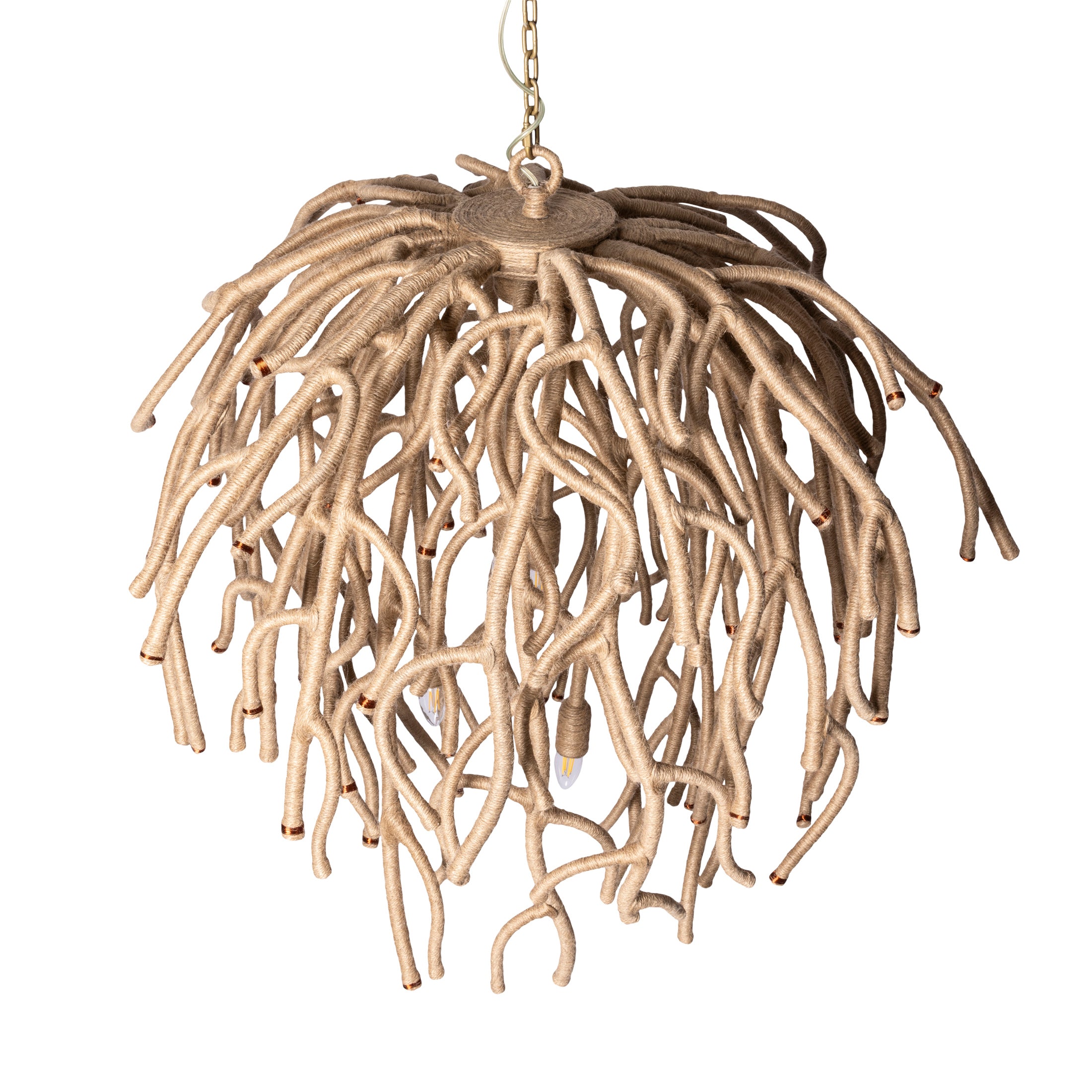 Ballito Jute Coral Chandelier