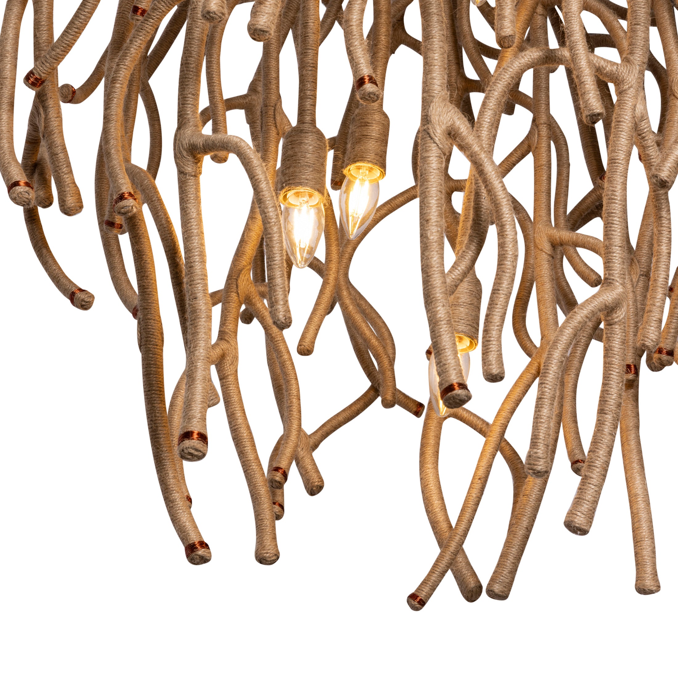 Ballito Jute Coral Chandelier