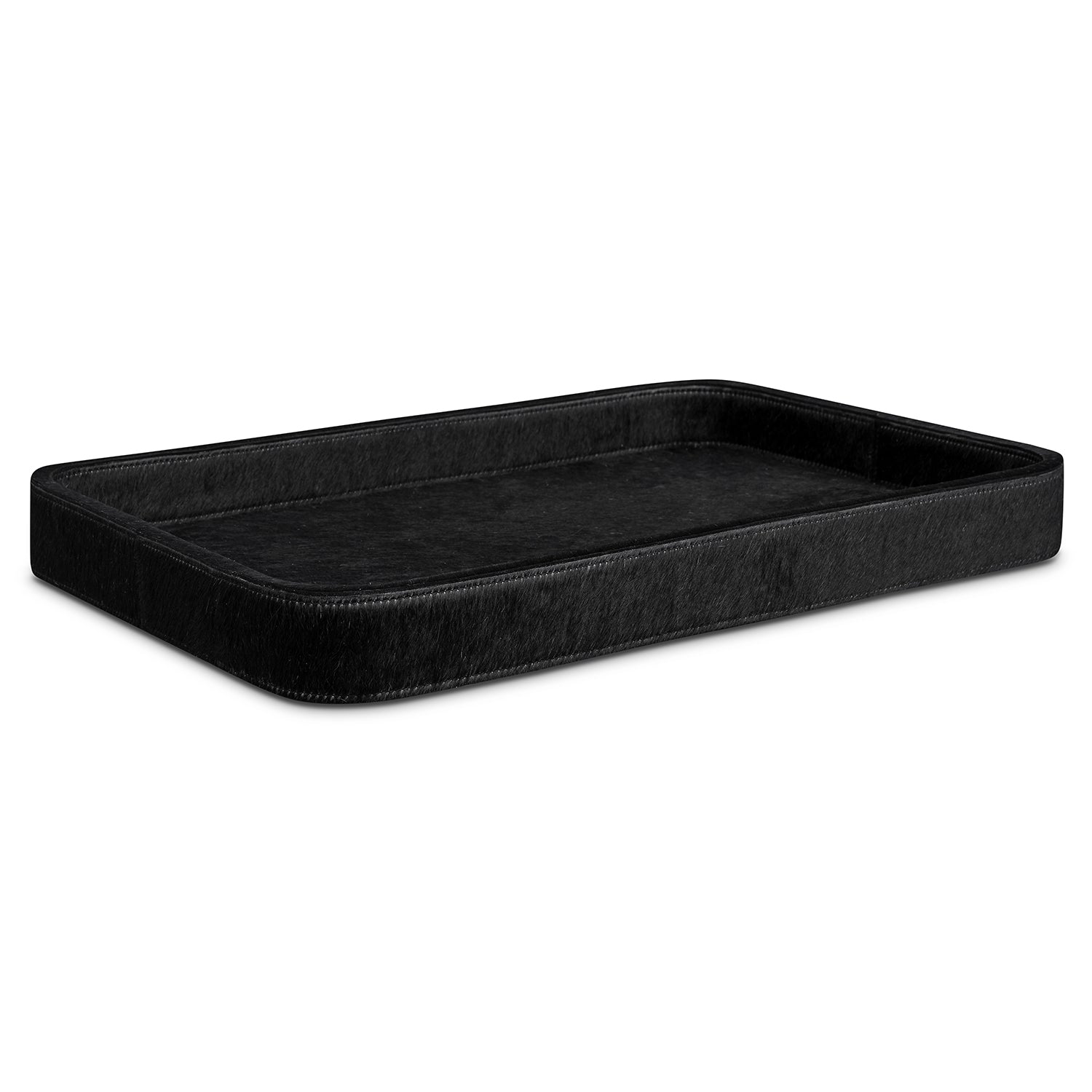 Tsala Tray - Black Cow Hide
