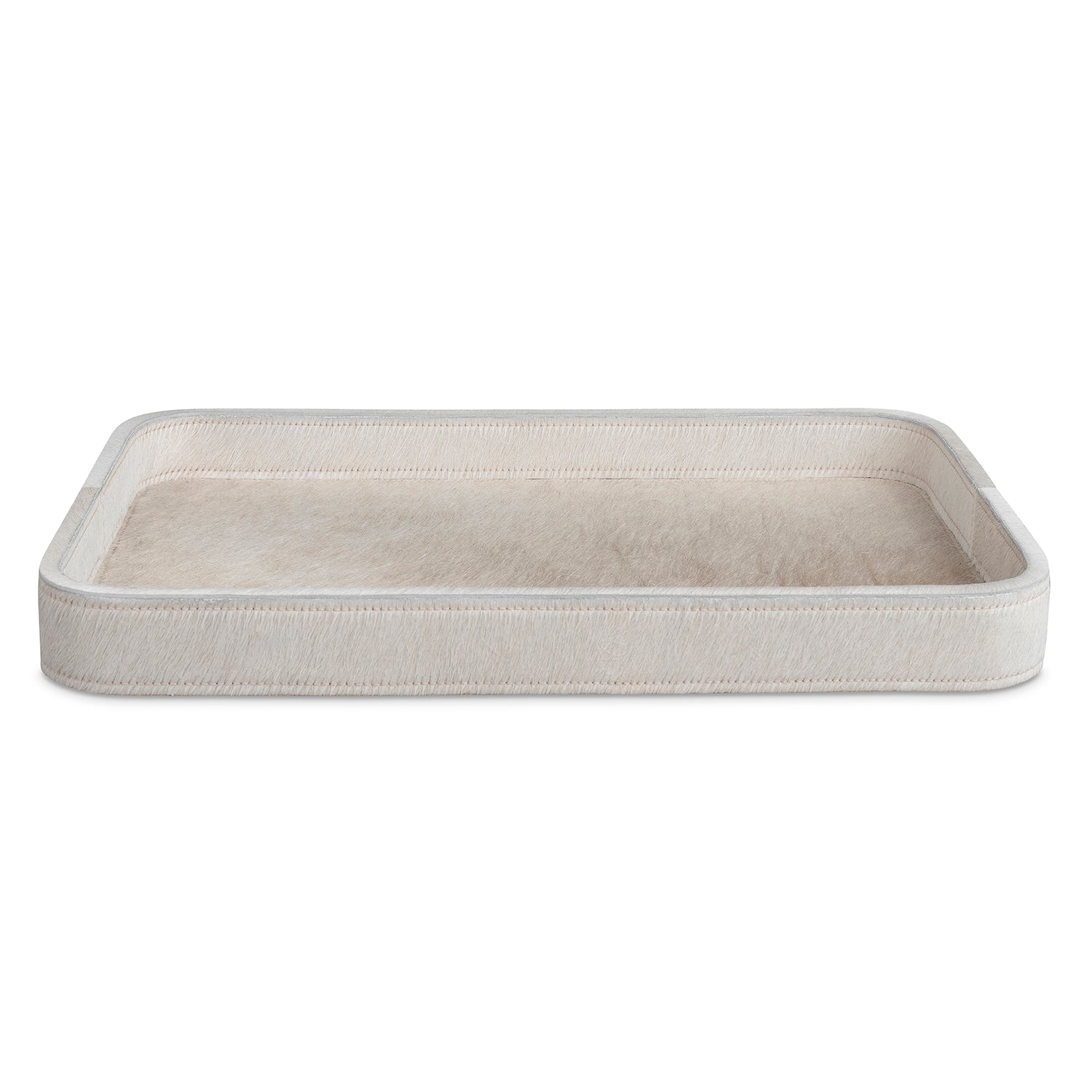 Tsala Tray - Cream Cow Hide