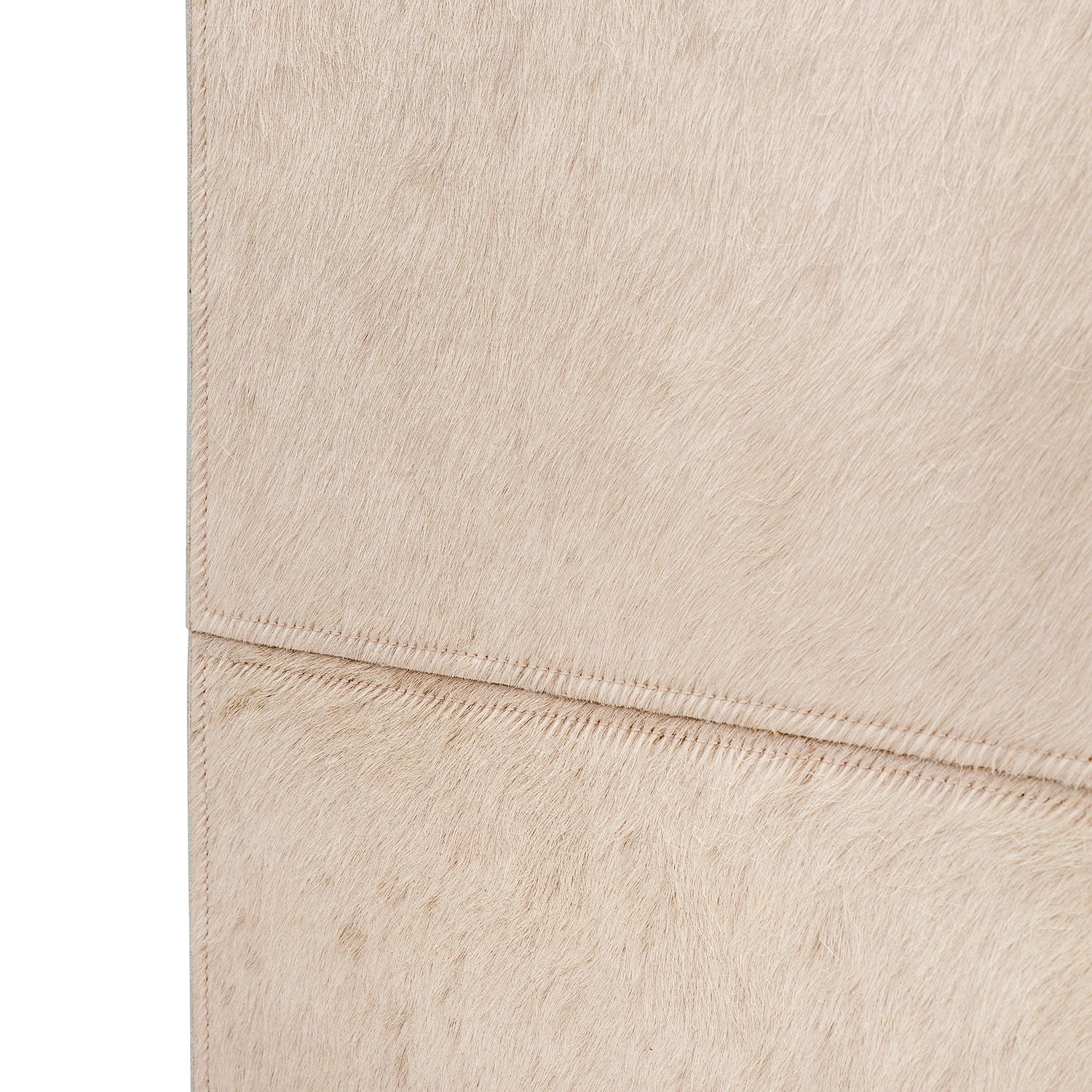 Watusi Cream Cow Hide Console Table