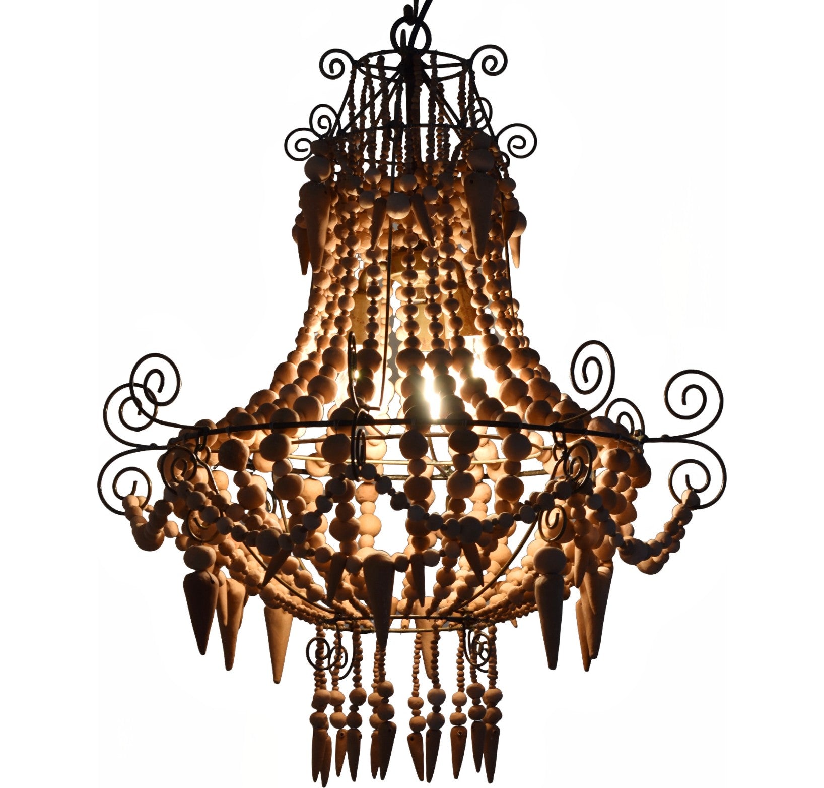 Original MUD Chandelier - Terracotta