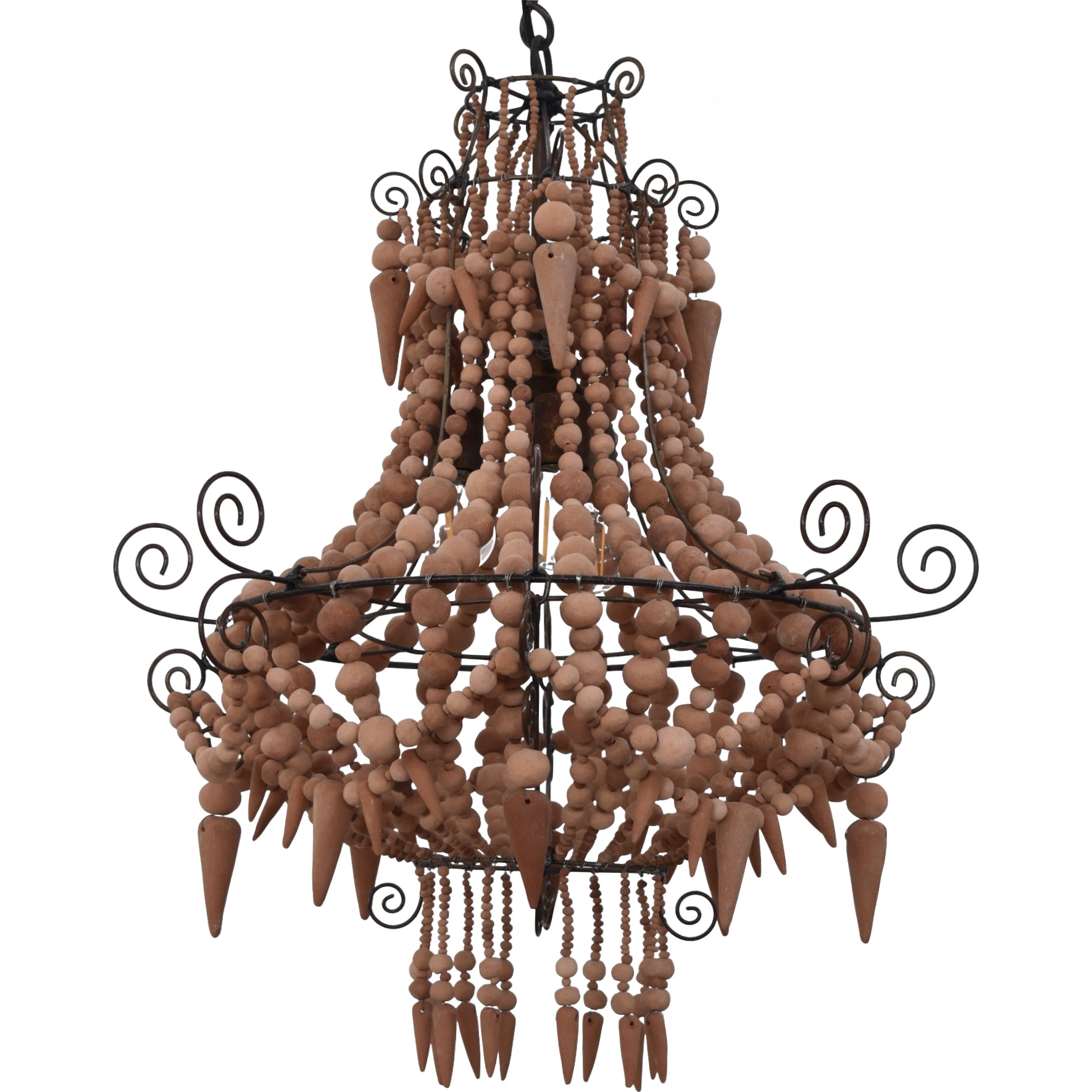 Original MUD Chandelier - Terracotta