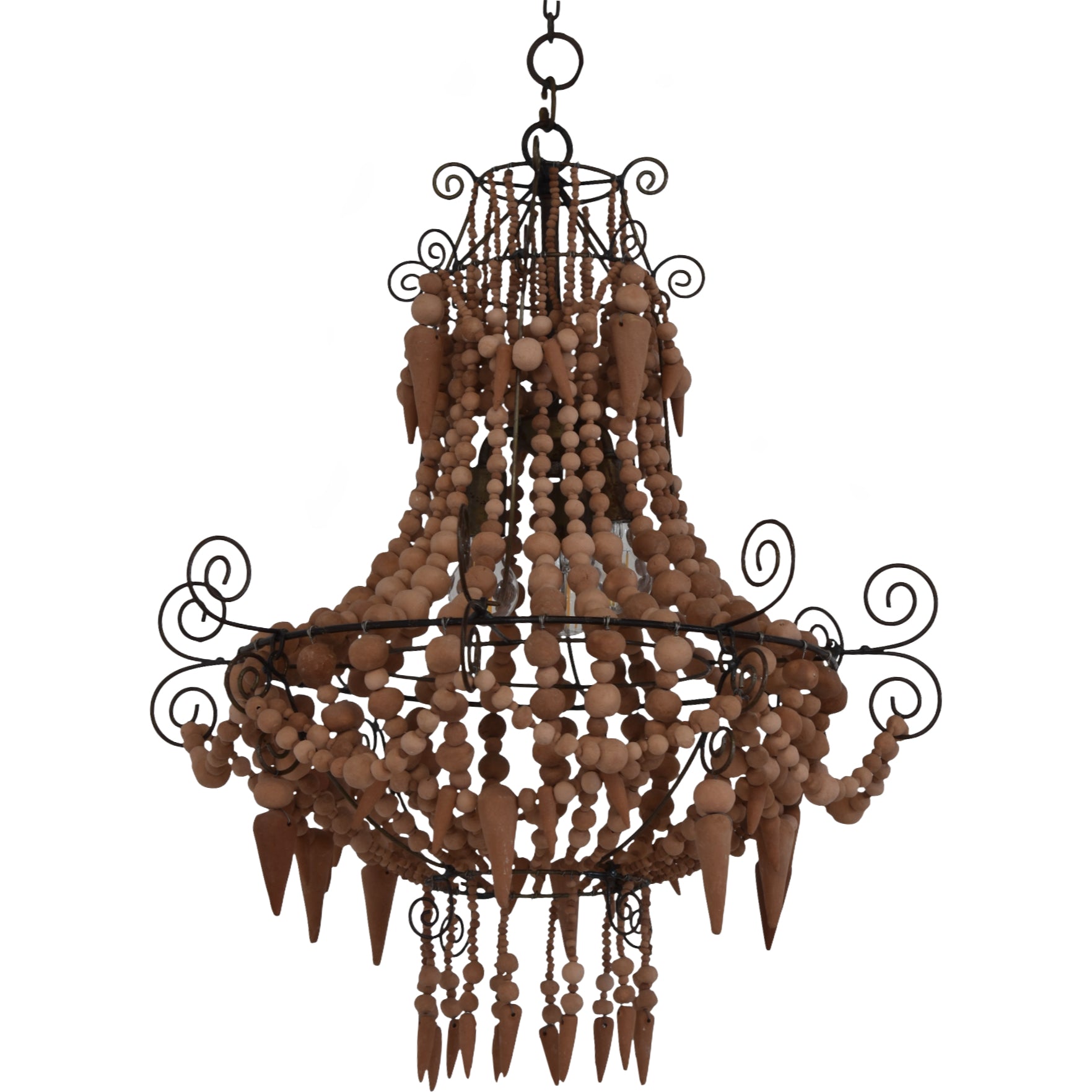 Original MUD Chandelier - Terracotta