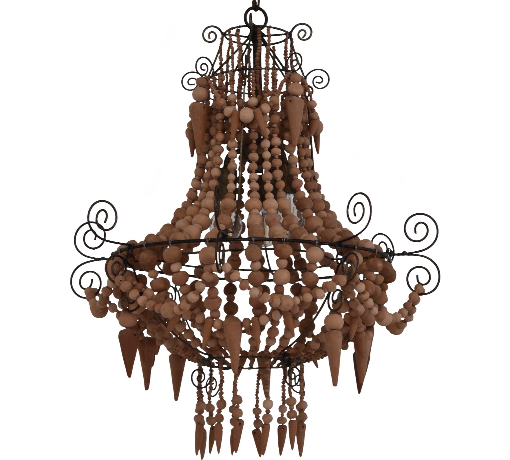 Original MUD Chandelier - Terracotta