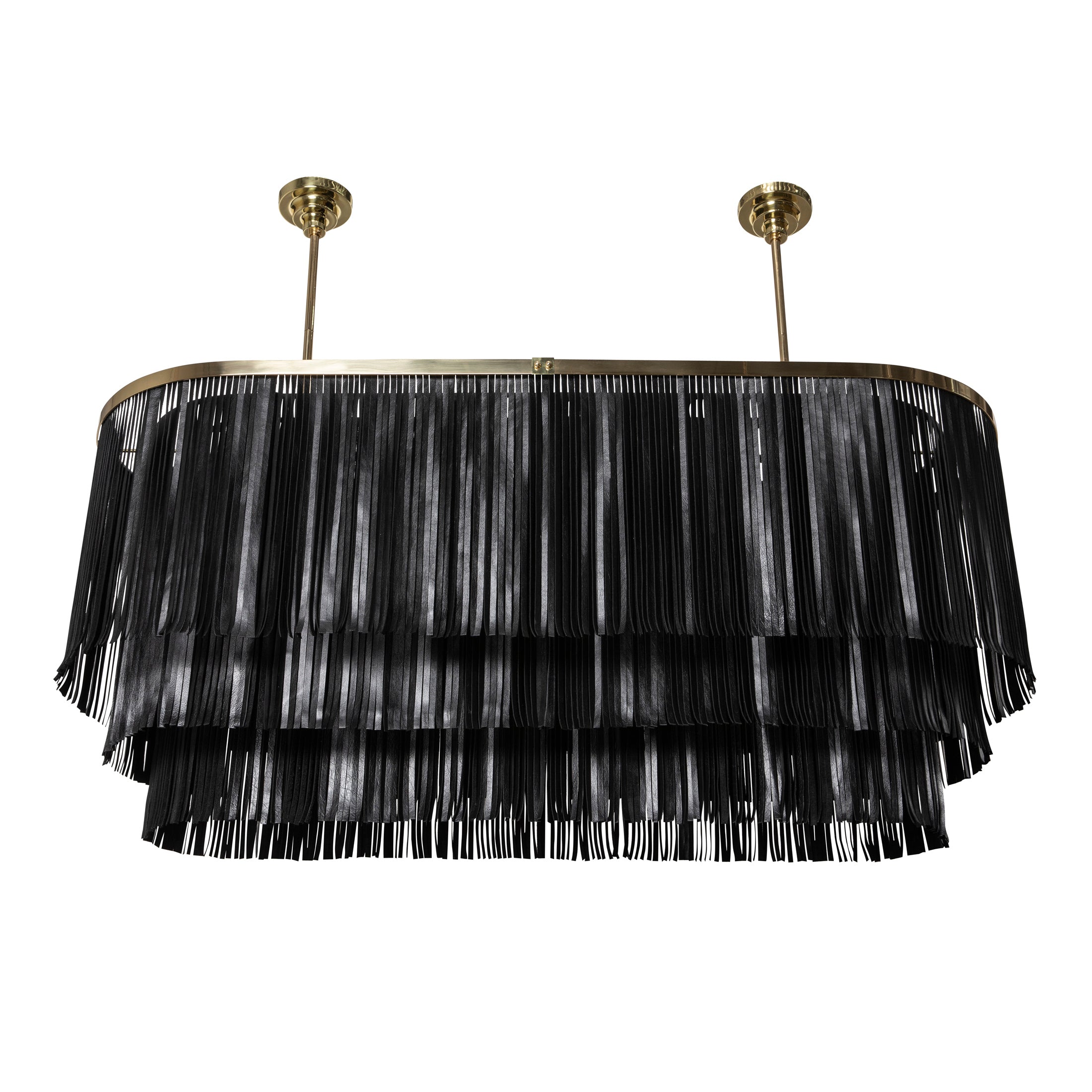 Gwen Chandelier - Brass - Premium Leather