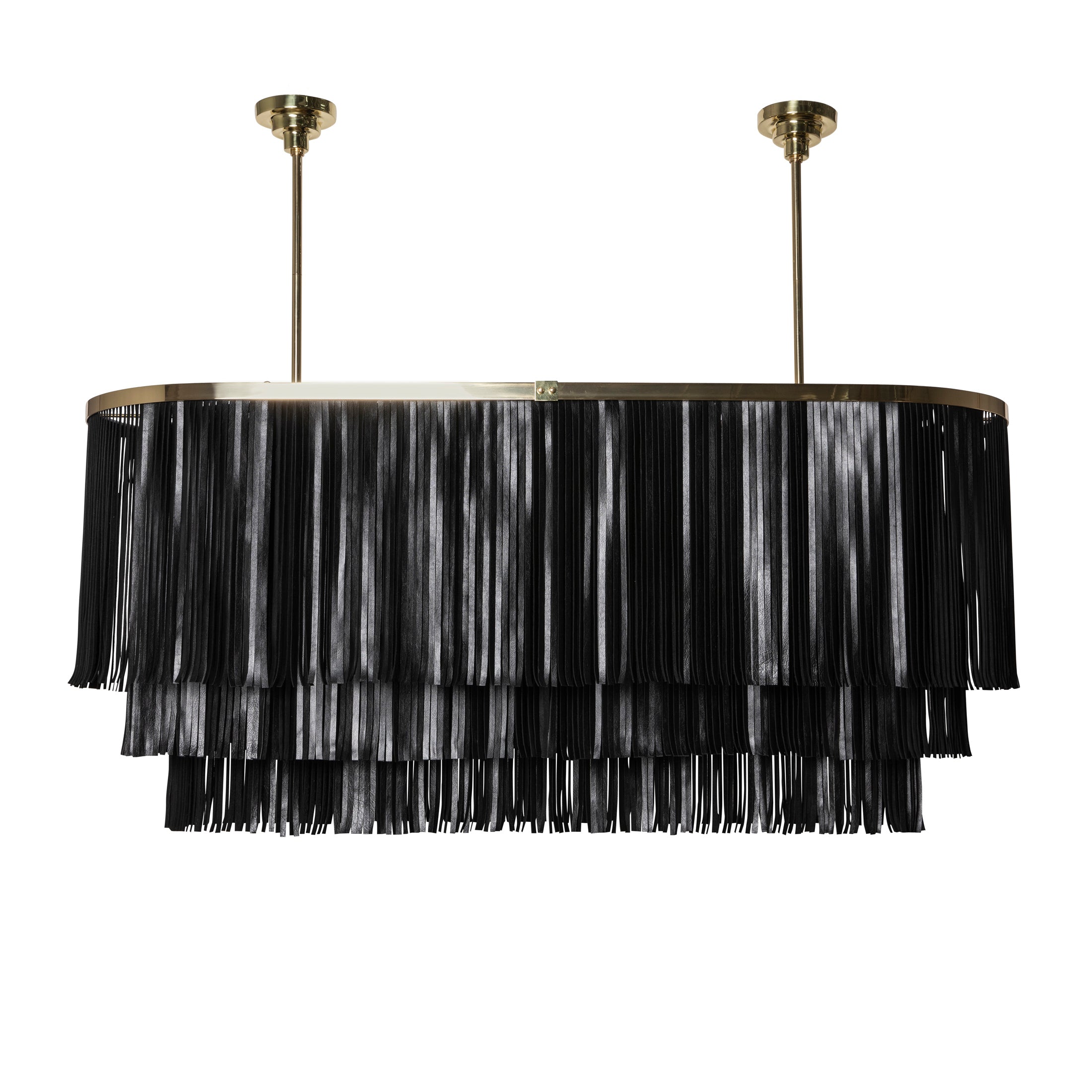 Gwen Chandelier - Brass - Premium Leather