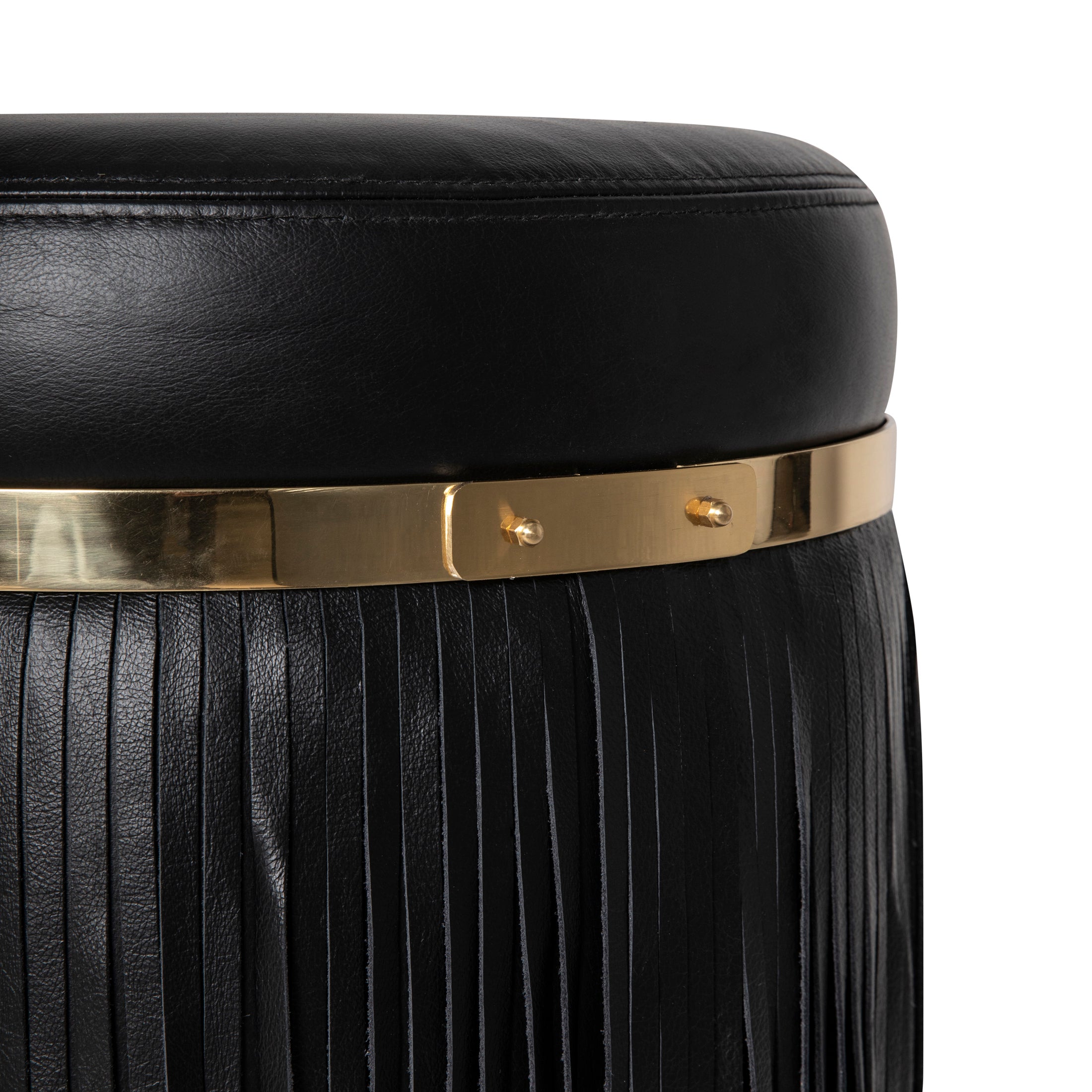 Nobu Ottoman in Premium Leather