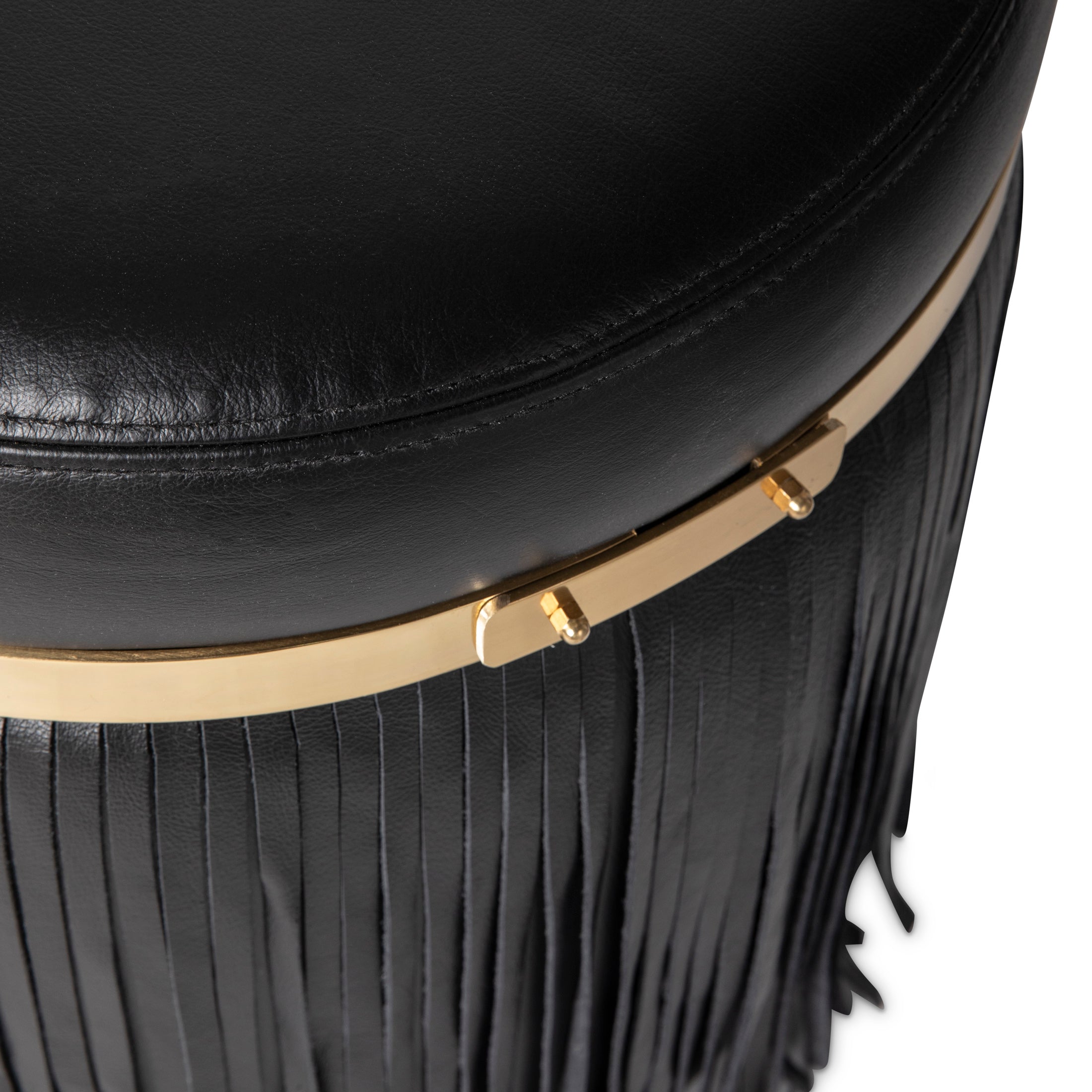 Nobu Ottoman in Premium Leather