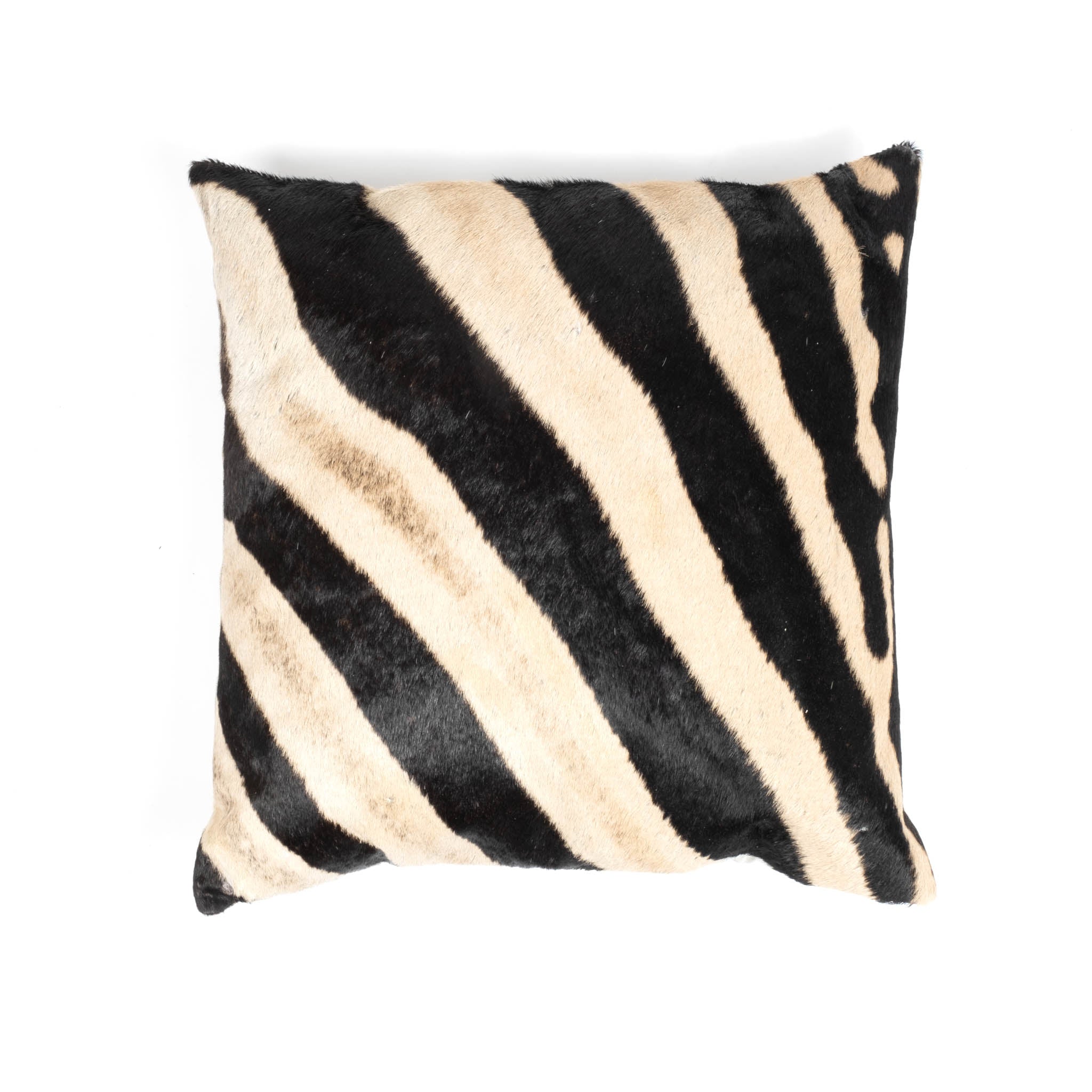 Zebra Hide Pillow - Square