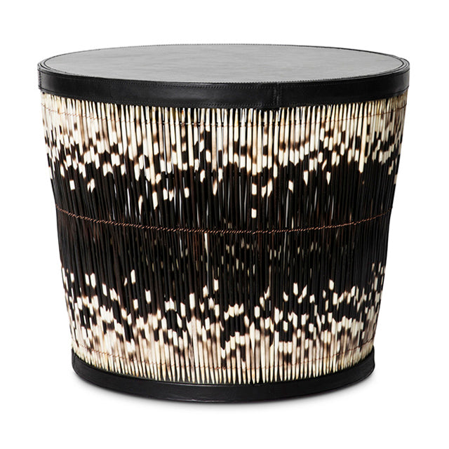 Porcupine Quill Side Table