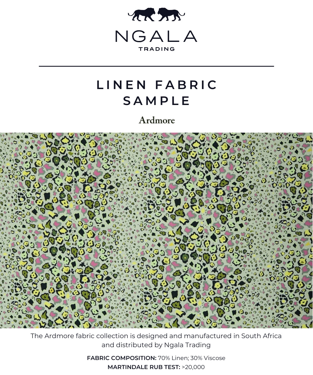 Leopard Lights Fabric Sample