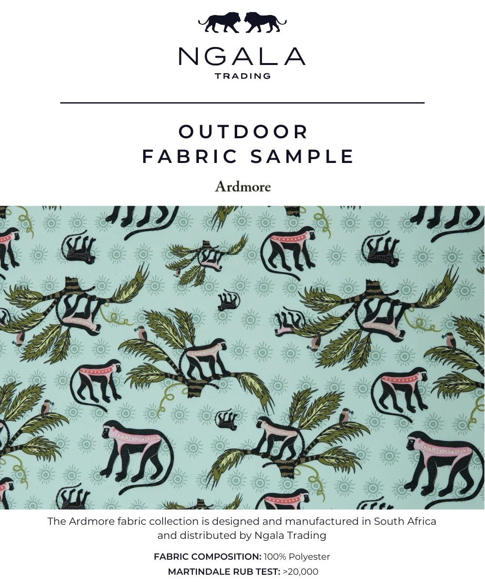 Monkey Palm Fabric Sample