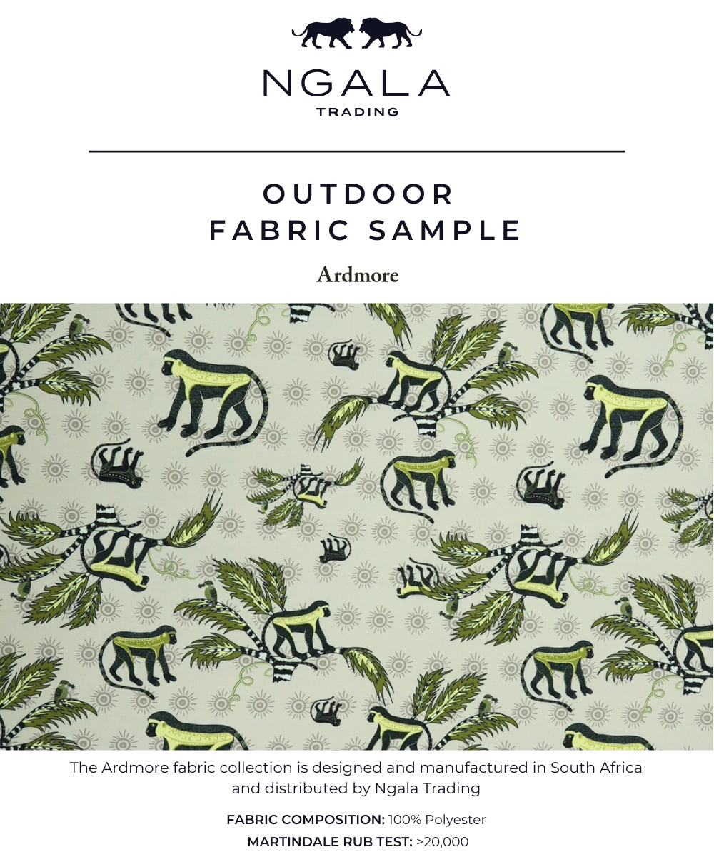 Monkey Palm Fabric Sample