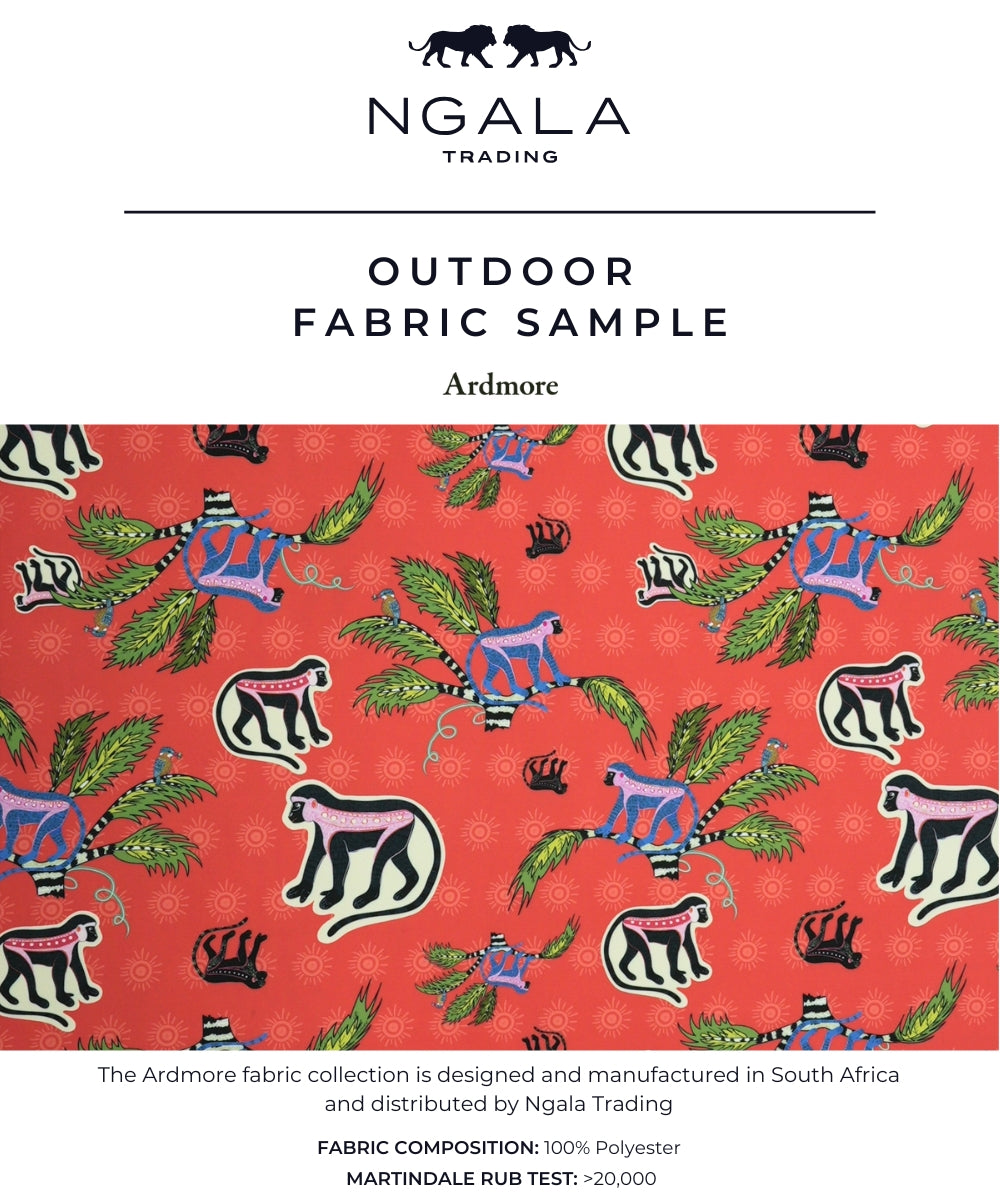 Monkey Palm Fabric Sample