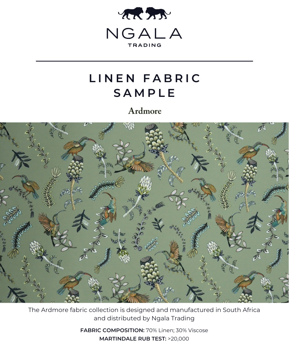 Protea Garden Fabric Sample