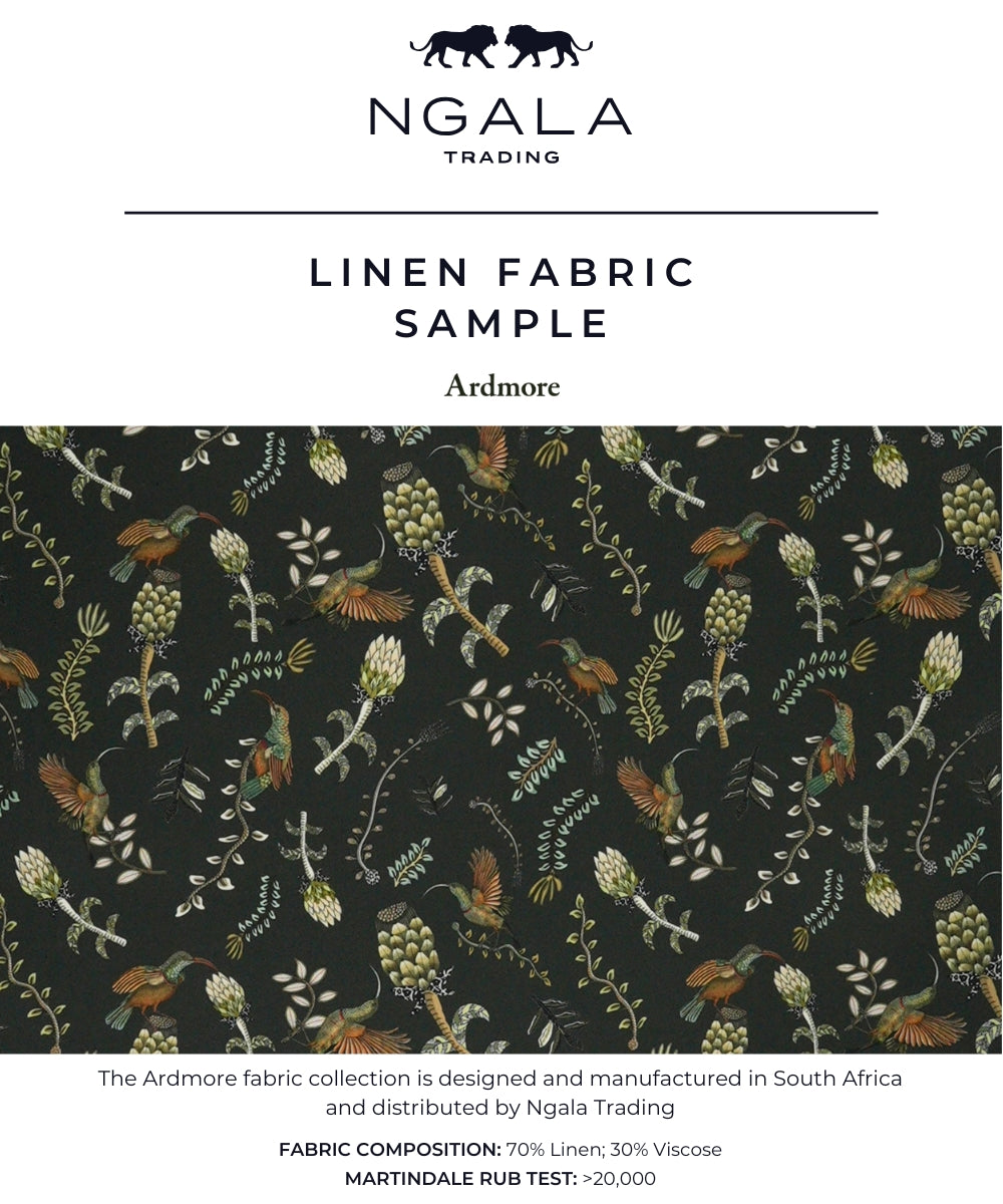 Protea Garden Fabric Sample