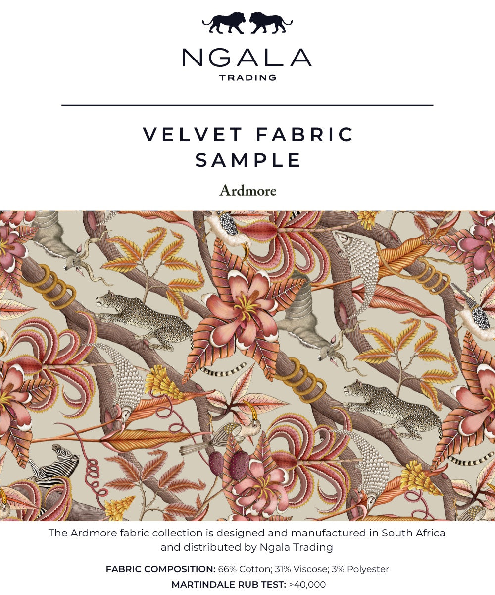 Pangolin Park Fabric Sample