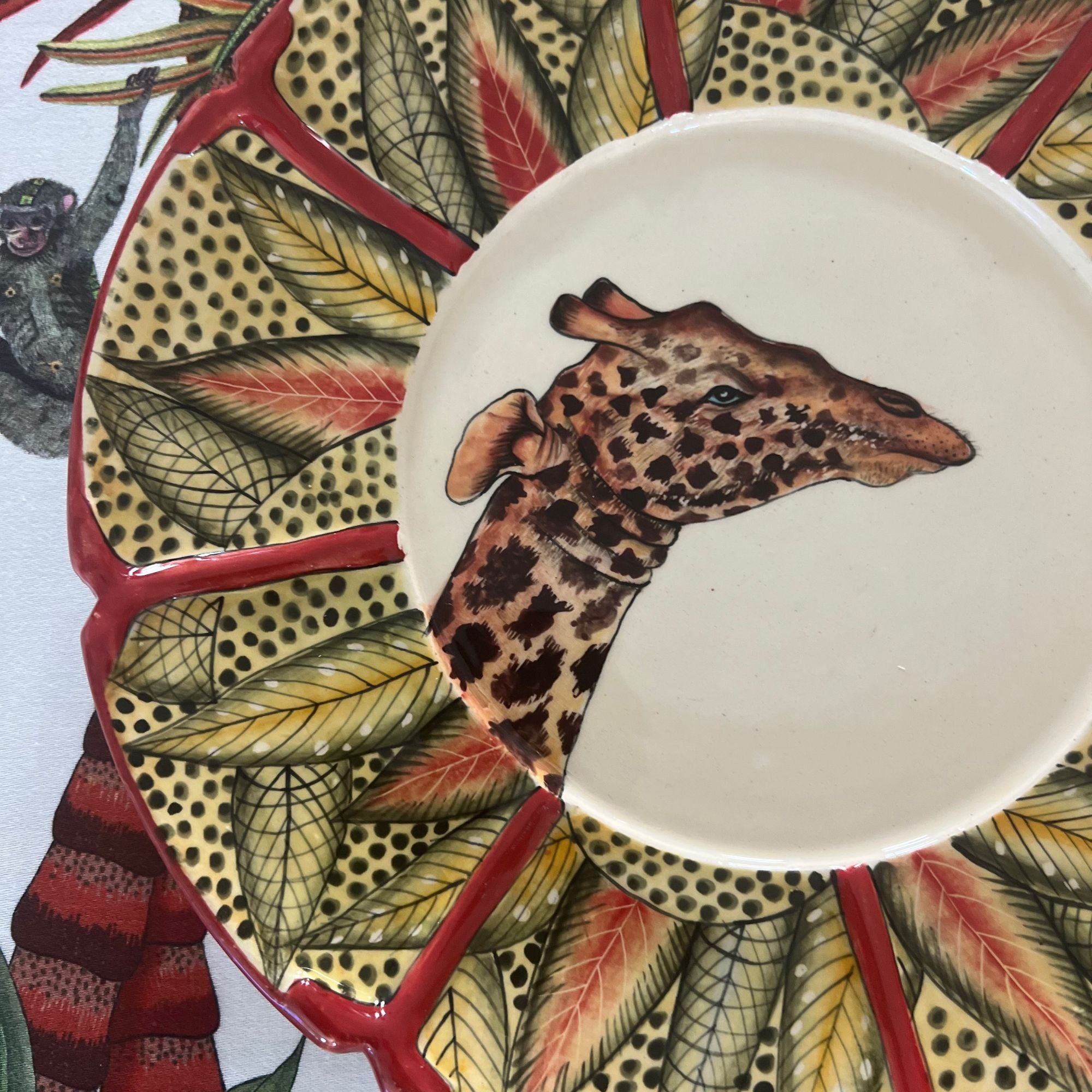 Ardmore Ceramic: Palm Parade Plates - Set of 6