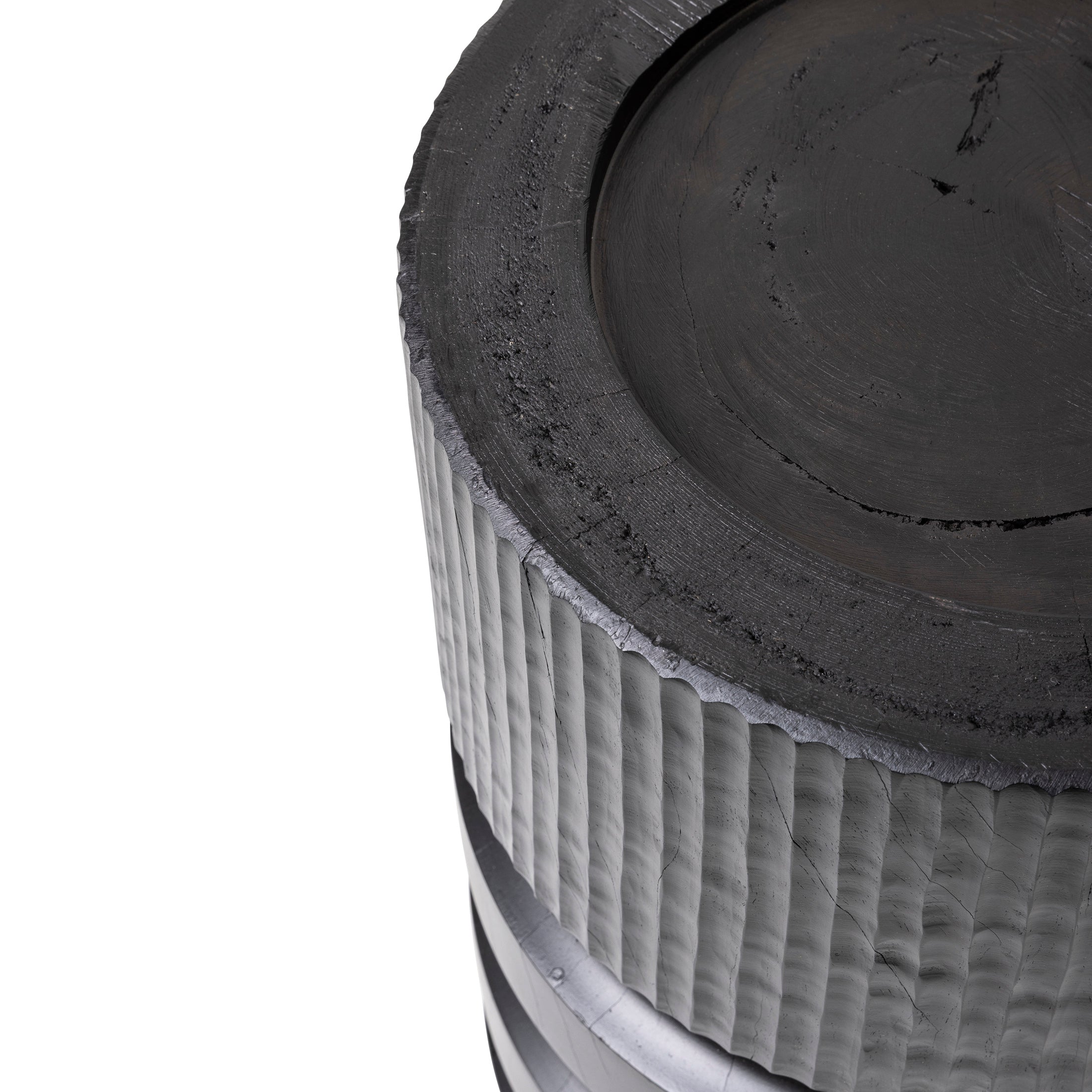 Vaal Leadwood Turned Side Table