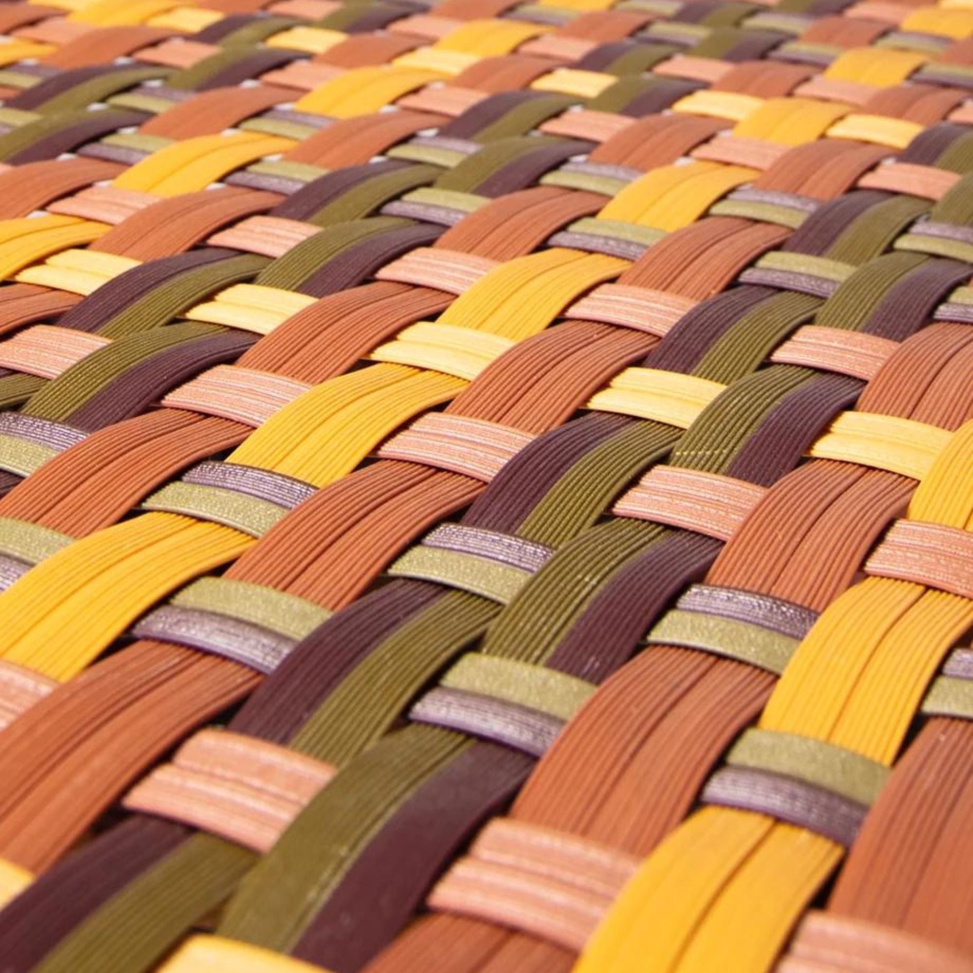 Woven Outdoor Bistro Table - Spice