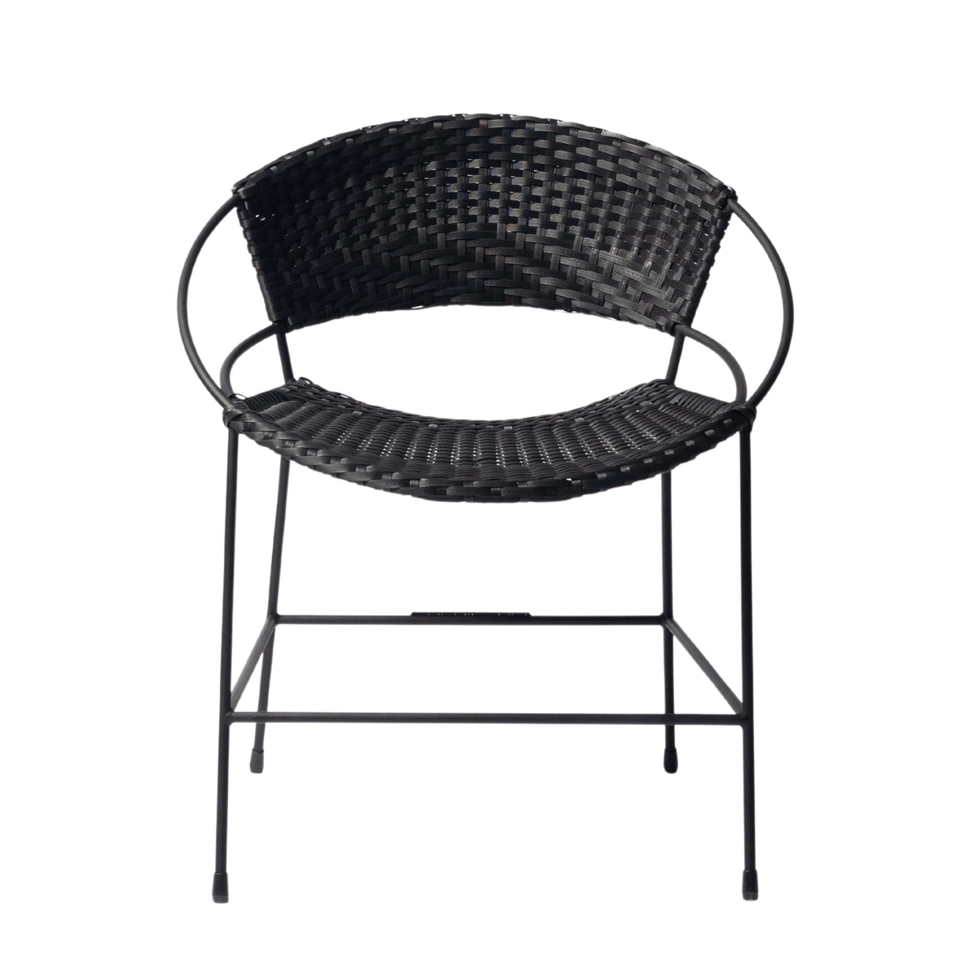 Woven Outdoor Dining Chair - Coal