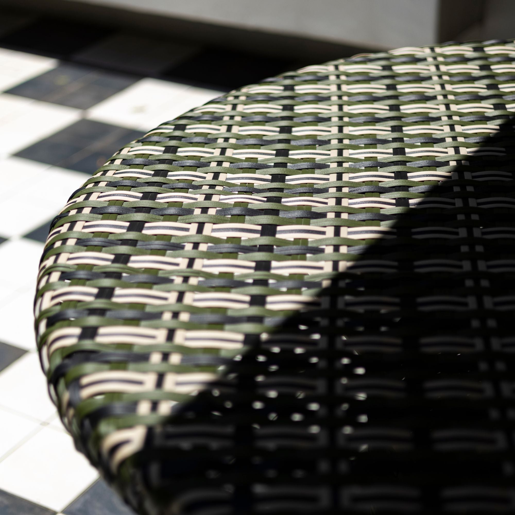 Woven Outdoor Dining Table - Palm