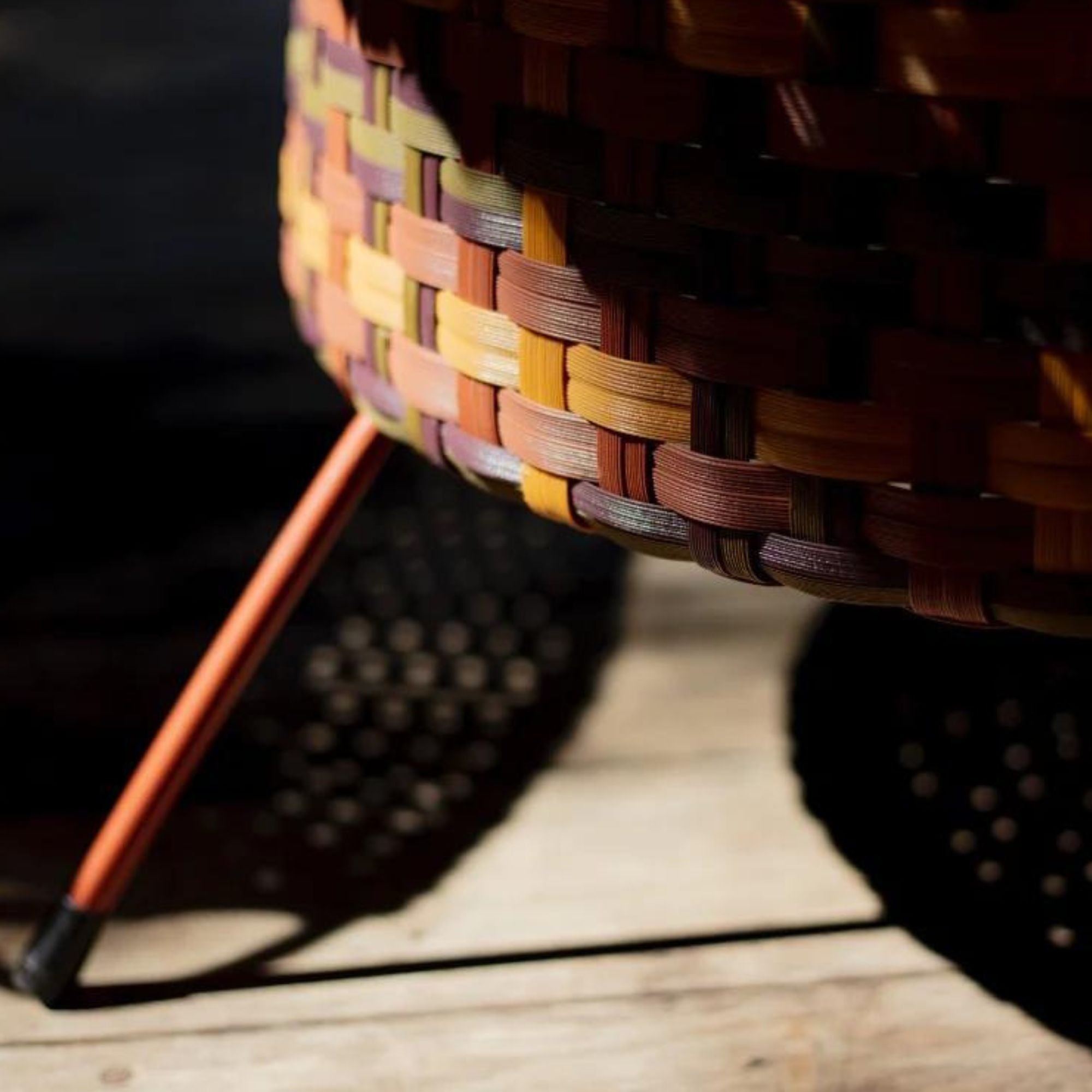 Woven Outdoor Dining Table - Spice