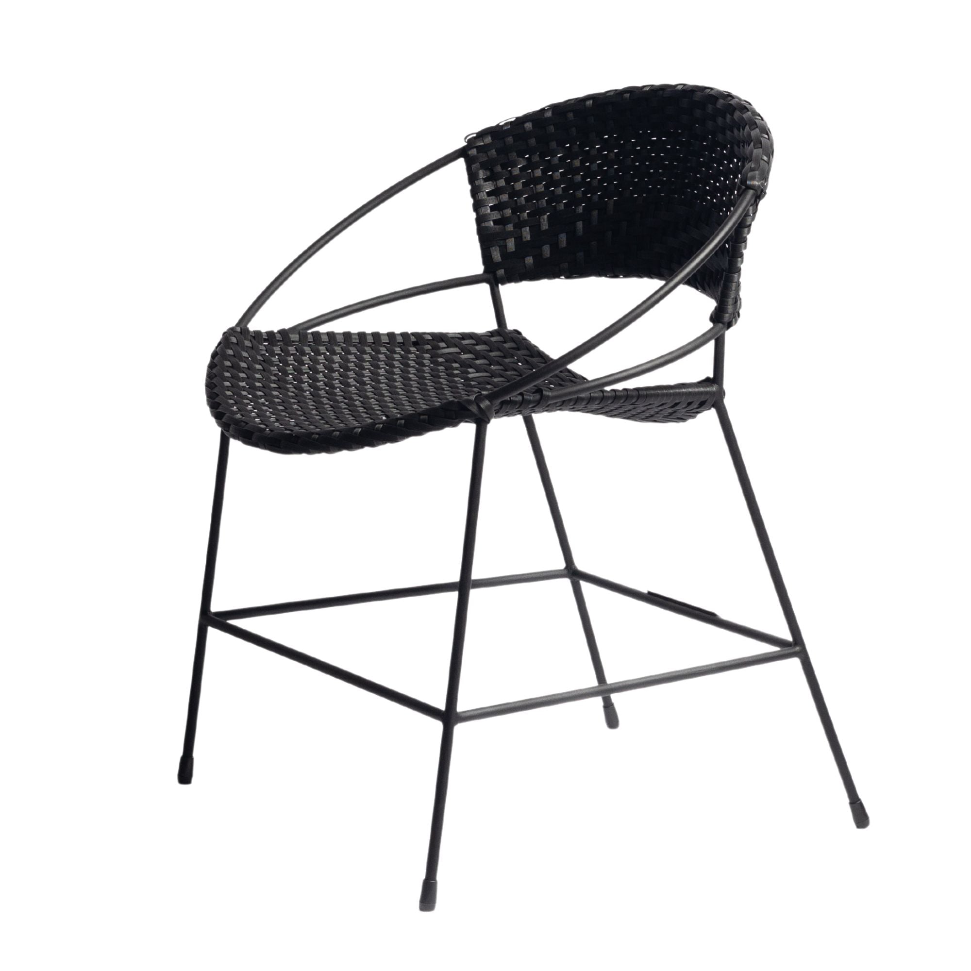 Woven Outdoor Dining Chair - Coal