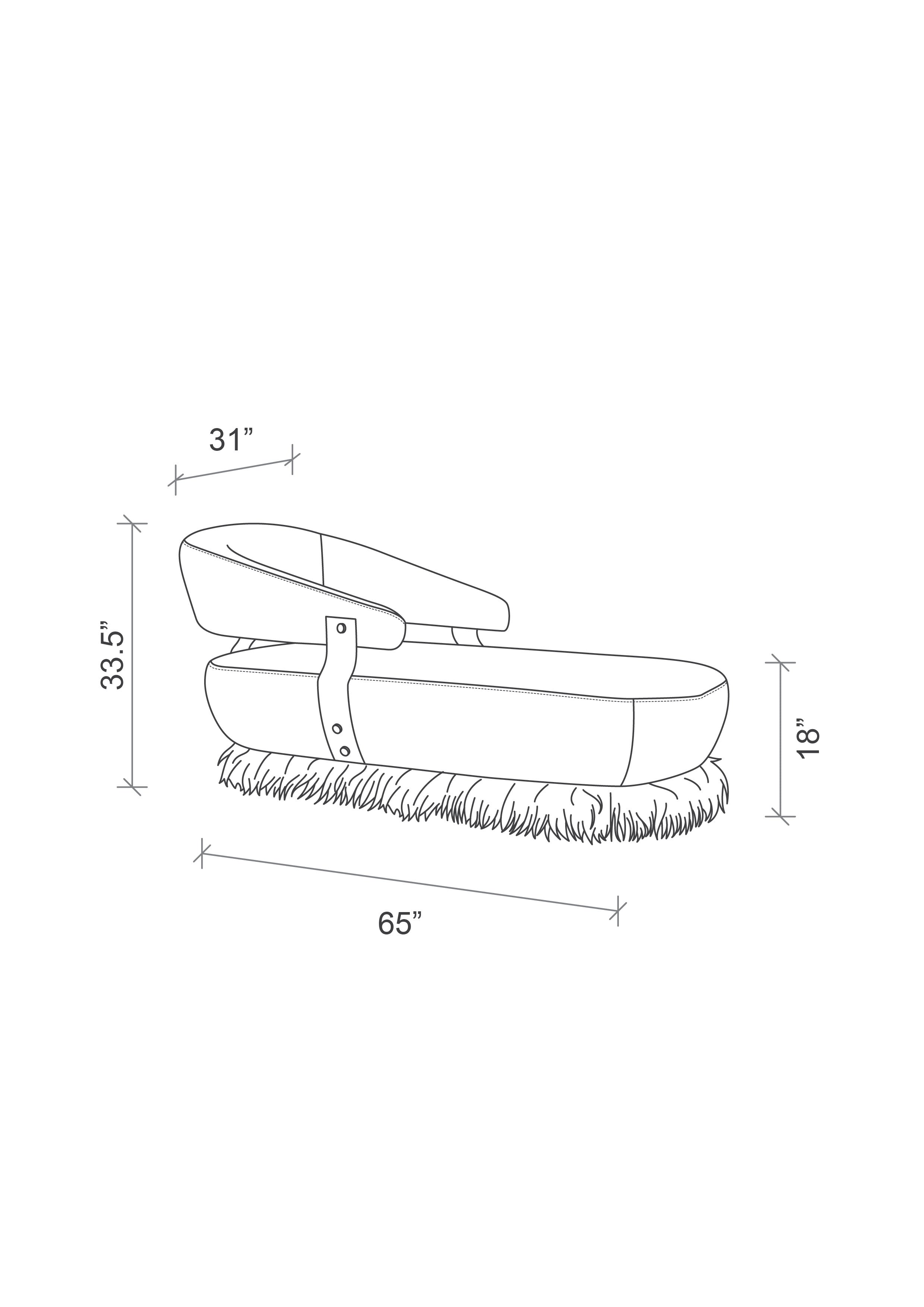 Ostrich Fluff Daybed