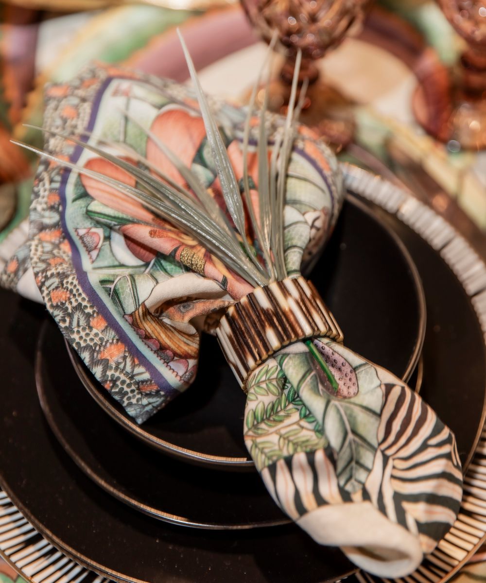 Porcupine Quill Napkin Ring (S/6)