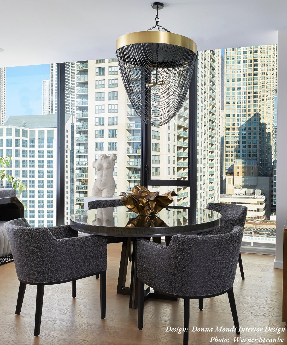 Romantic Brass Chandelier