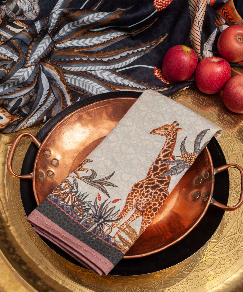 Sabie Forest Napkins (Pair) - Stone