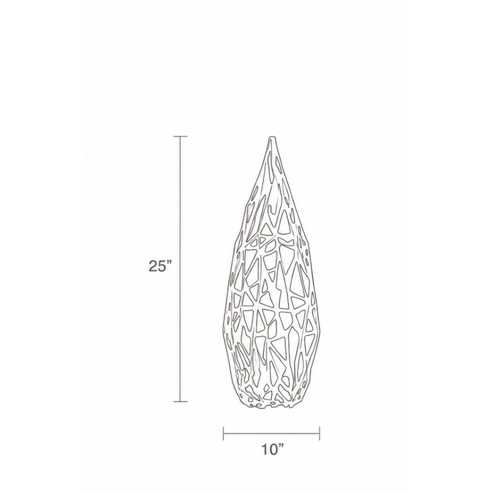 Cocoon Pendant Light - Black & Gold