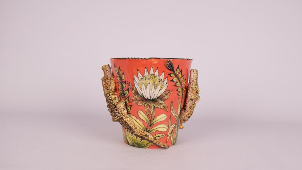 Ardmore Ceramic Art - Crocodile Planter