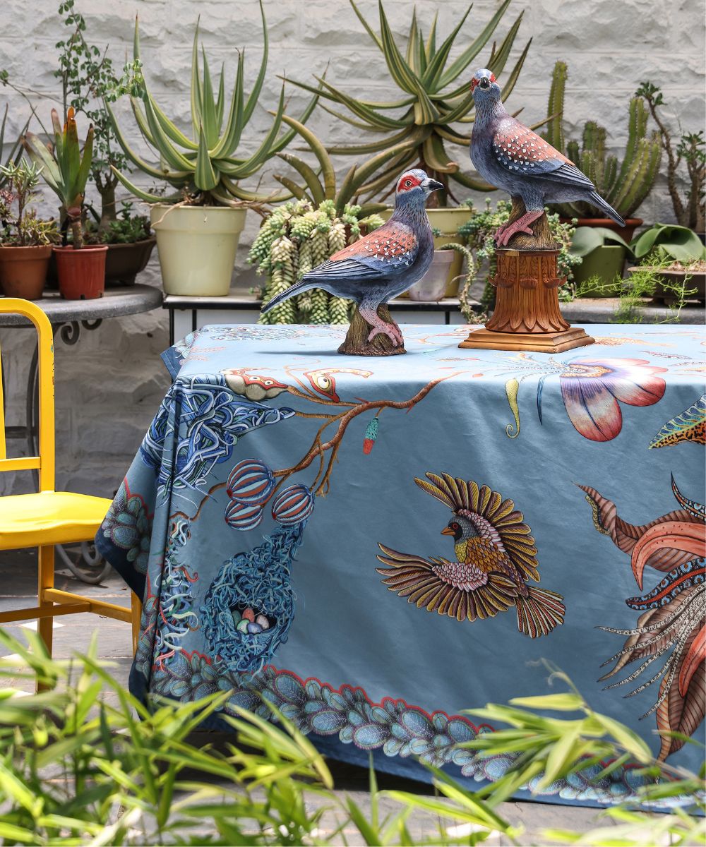 Thanda Nest Tablecloth - Mist