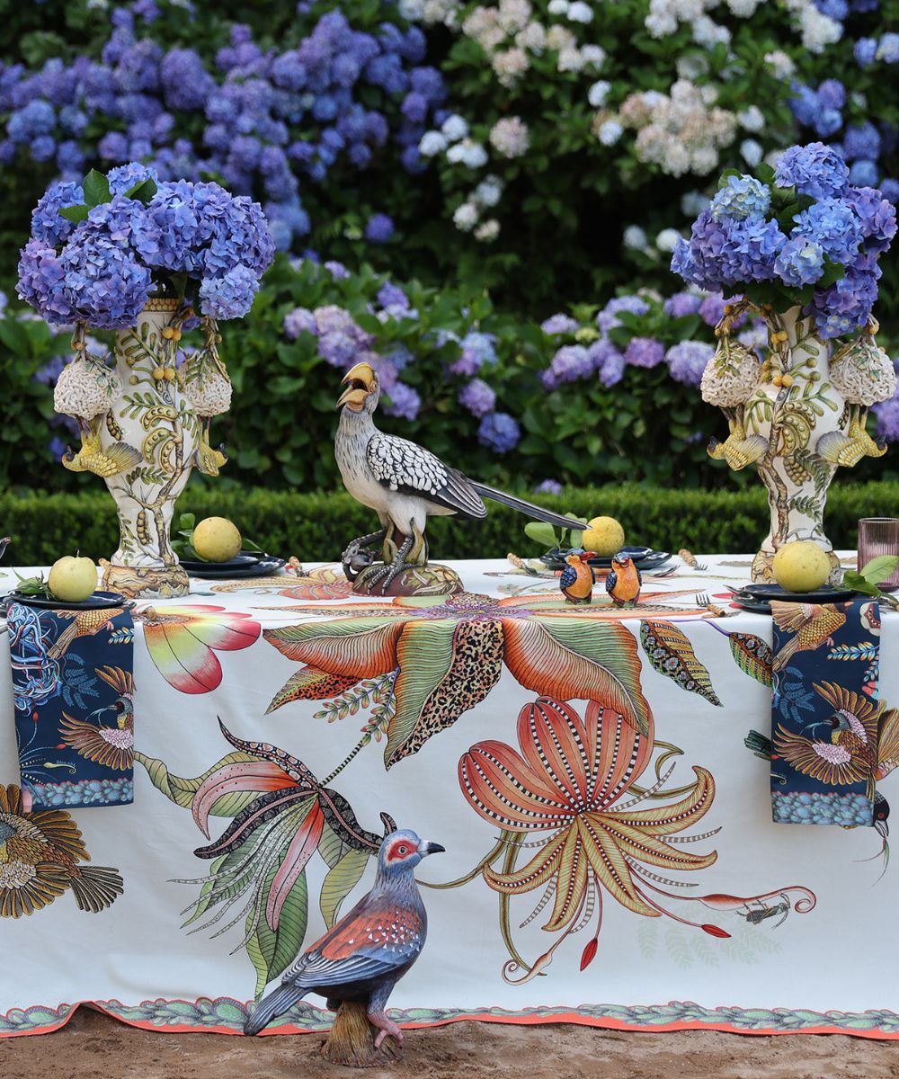Thanda Nest Tablecloth - Parakeet
