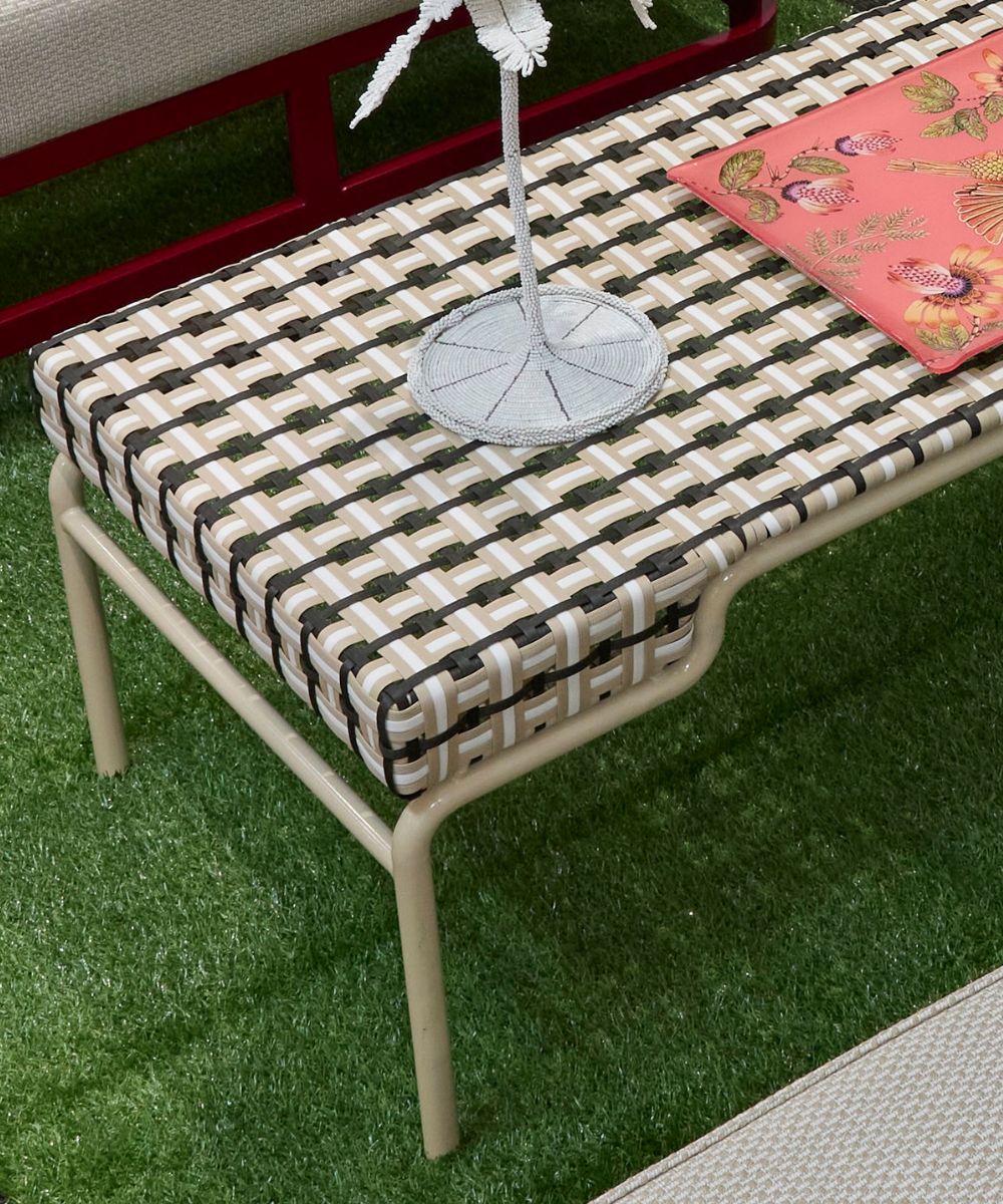 Tiebele Woven Bench