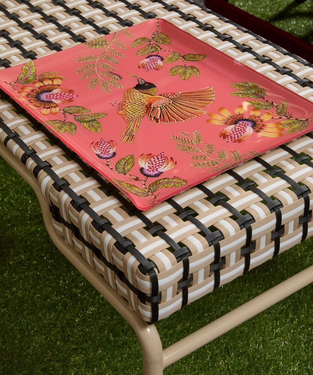Tiebele Woven Bench