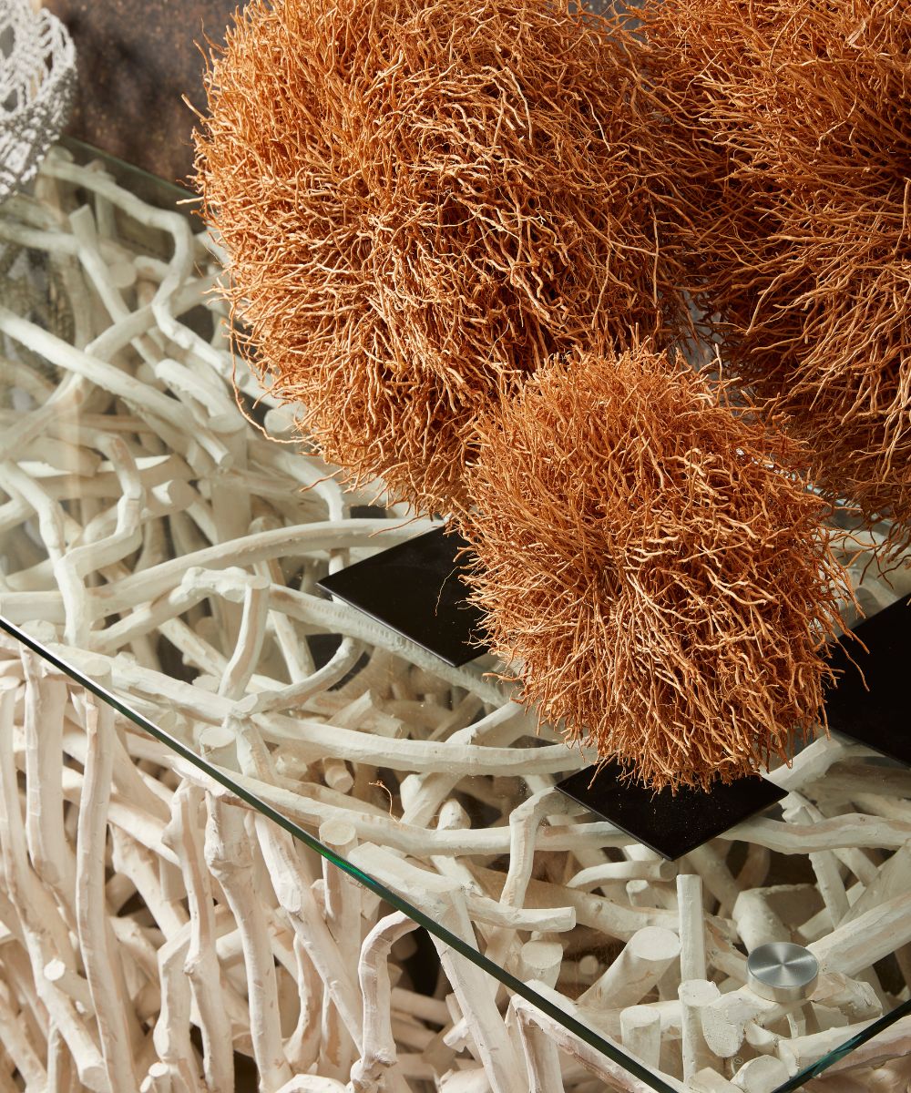Vetiver Basket on Stand - Small