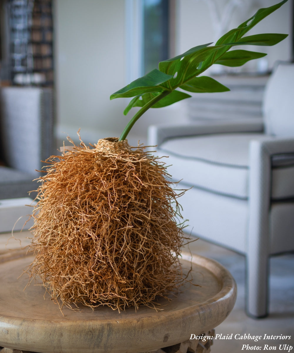 Vetiver Pot Vase