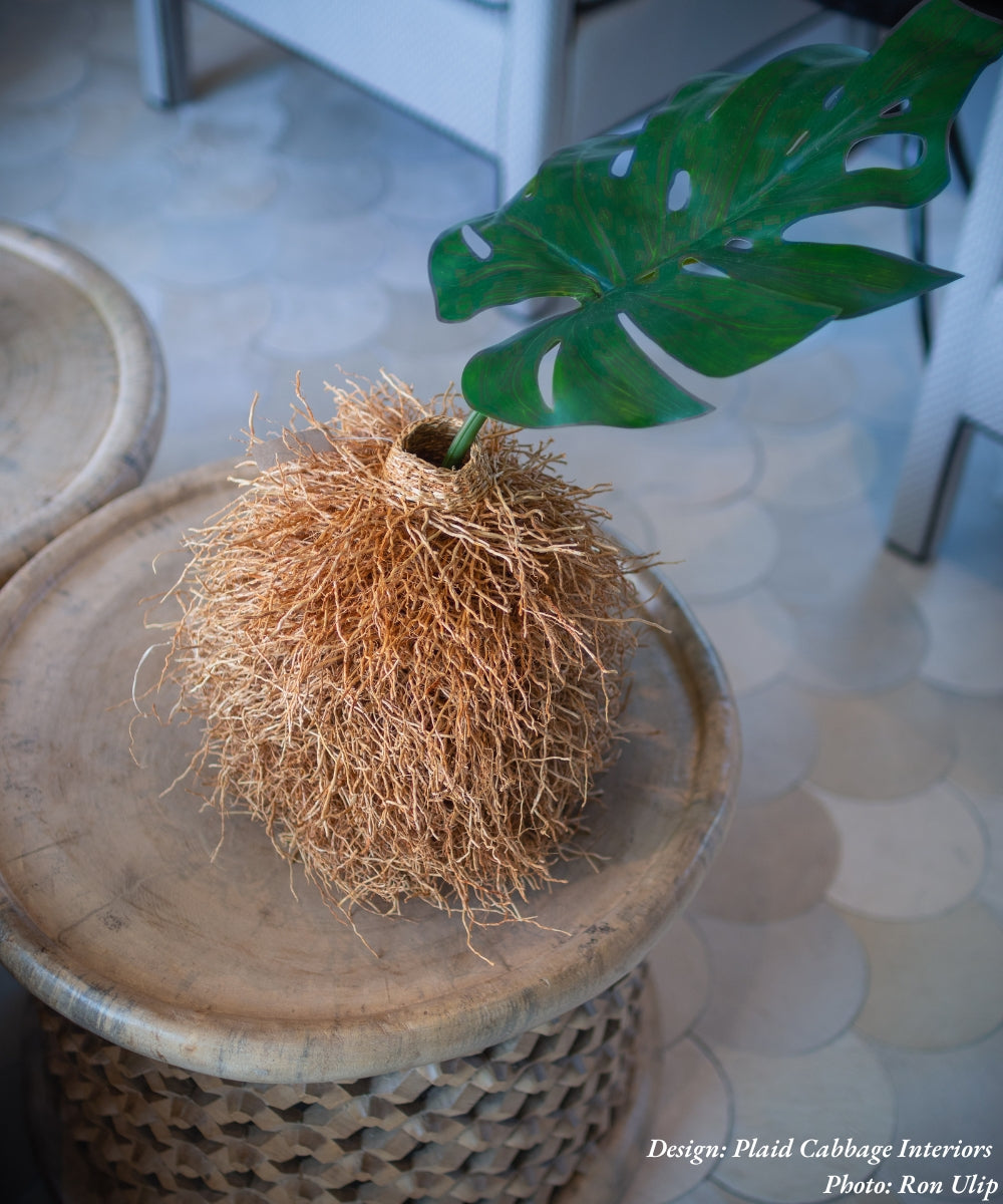 Vetiver Pot Vase