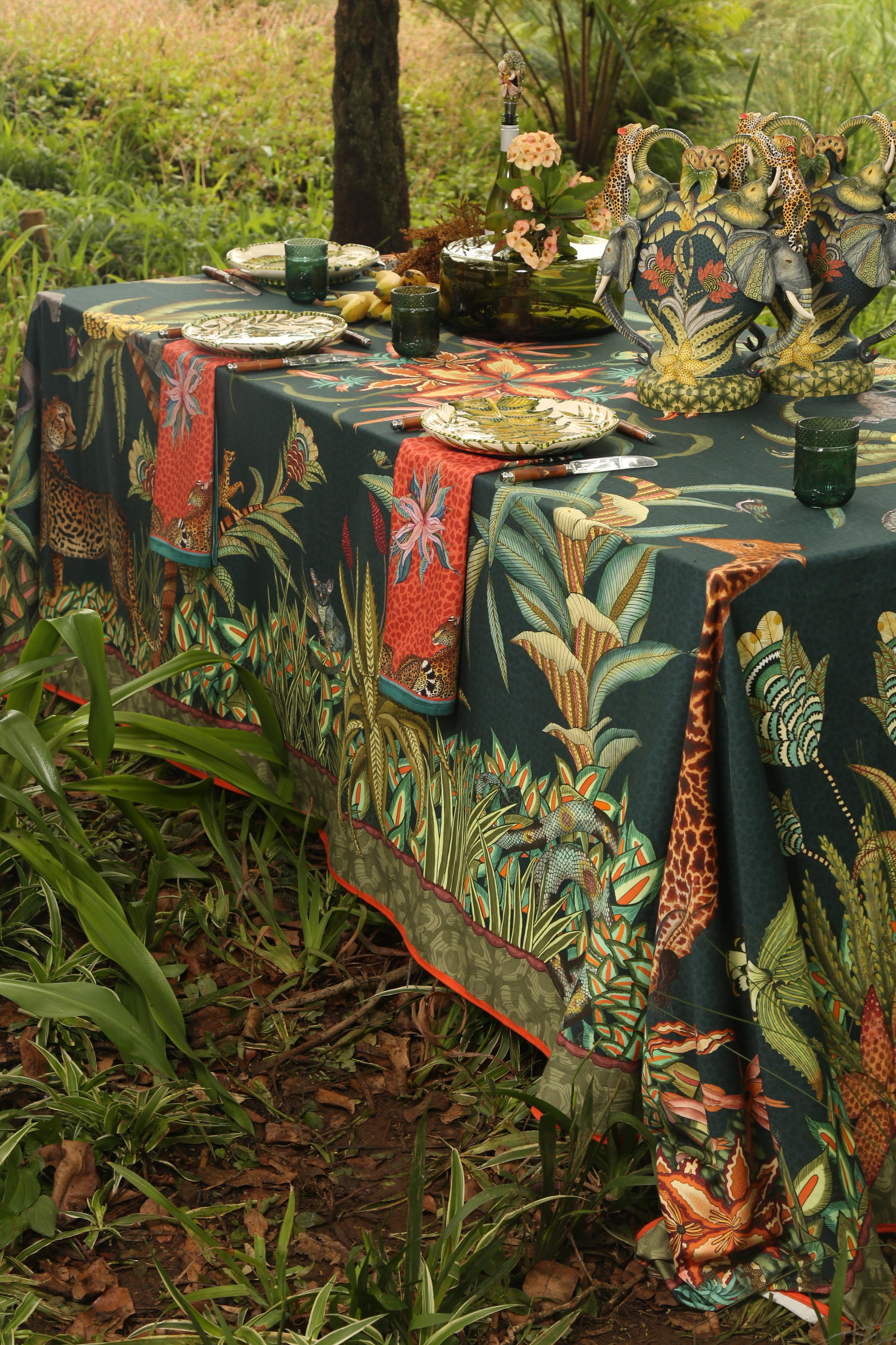 Sabie Tablecloth - Linen - Delta - Large