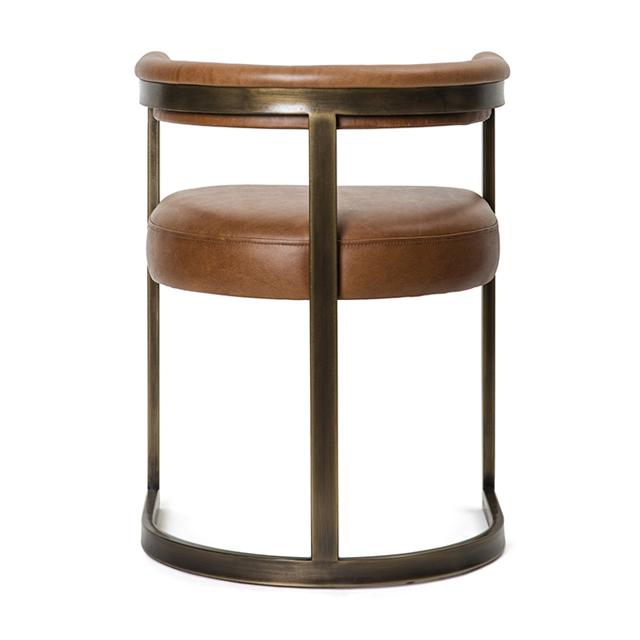 Agate Dining Chair - Bronzed Steel