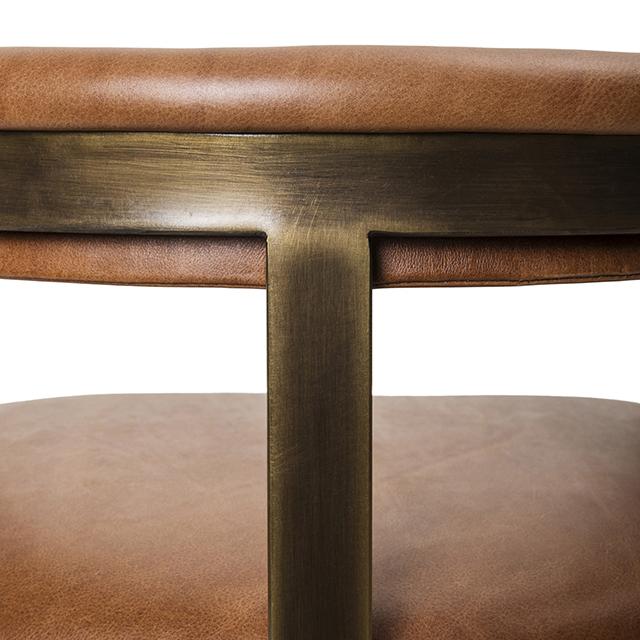 Agate Dining Chair - Bronzed Steel