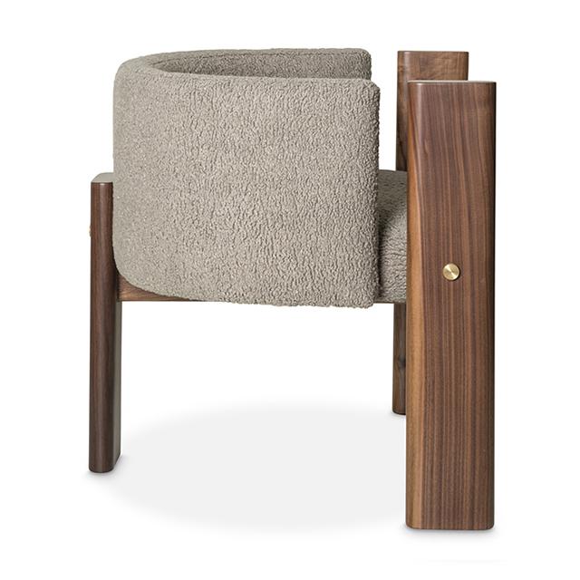 Malta Chair - Grey Boucle