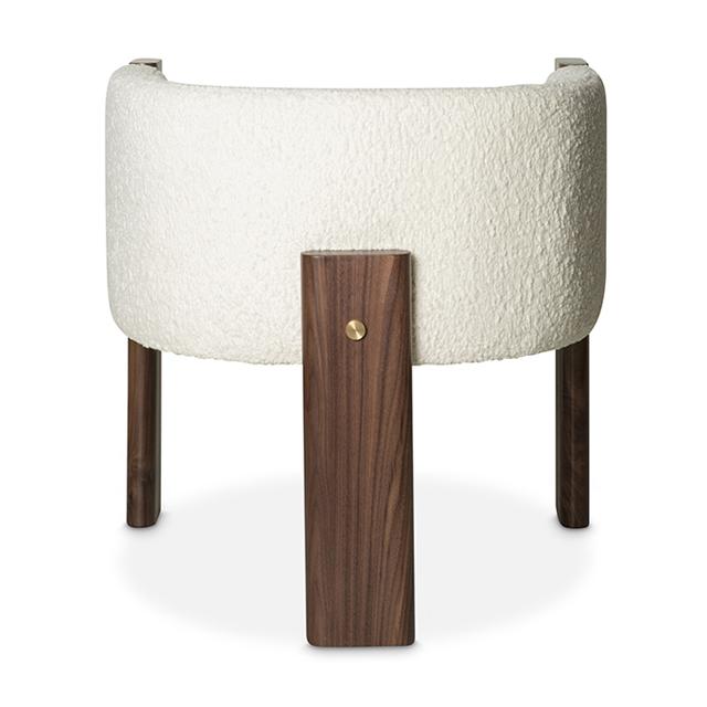 Malta Chair - Natural Boucle Fabric